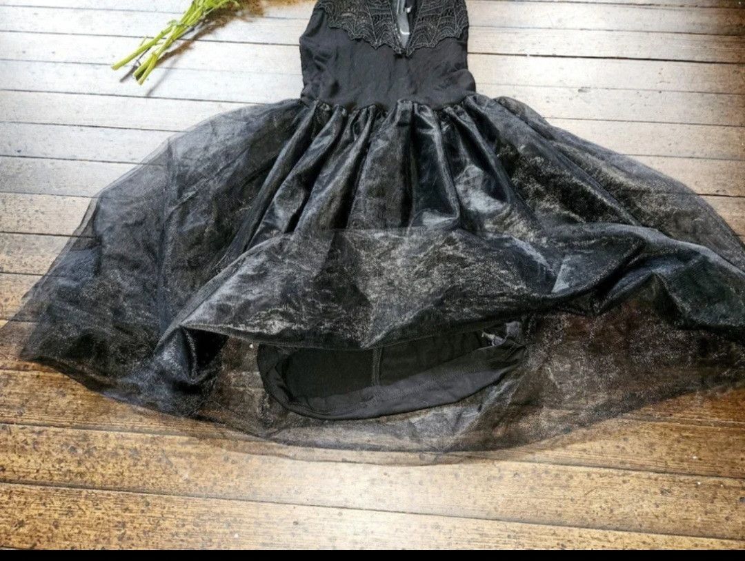 Killstar Killstar Gothic Lacey Black Dress Size XS / US 0-2 / IT 36-38 - 5 Thumbnail