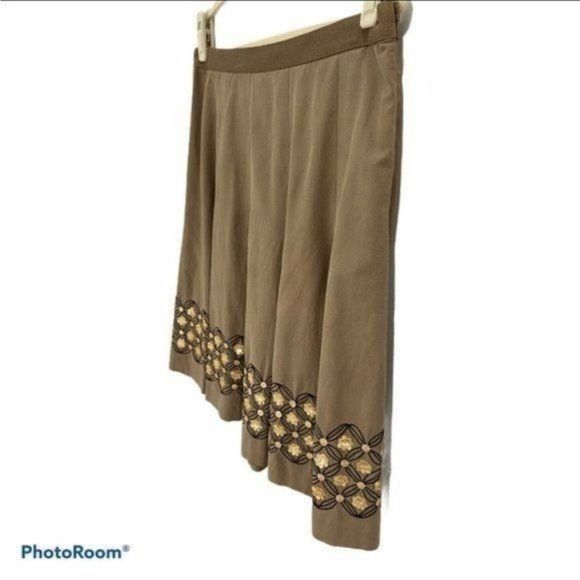 Alfani Alfani silk blend A line skirt, size 12 Size 34" / US 12 / IT 48 - 3 Thumbnail