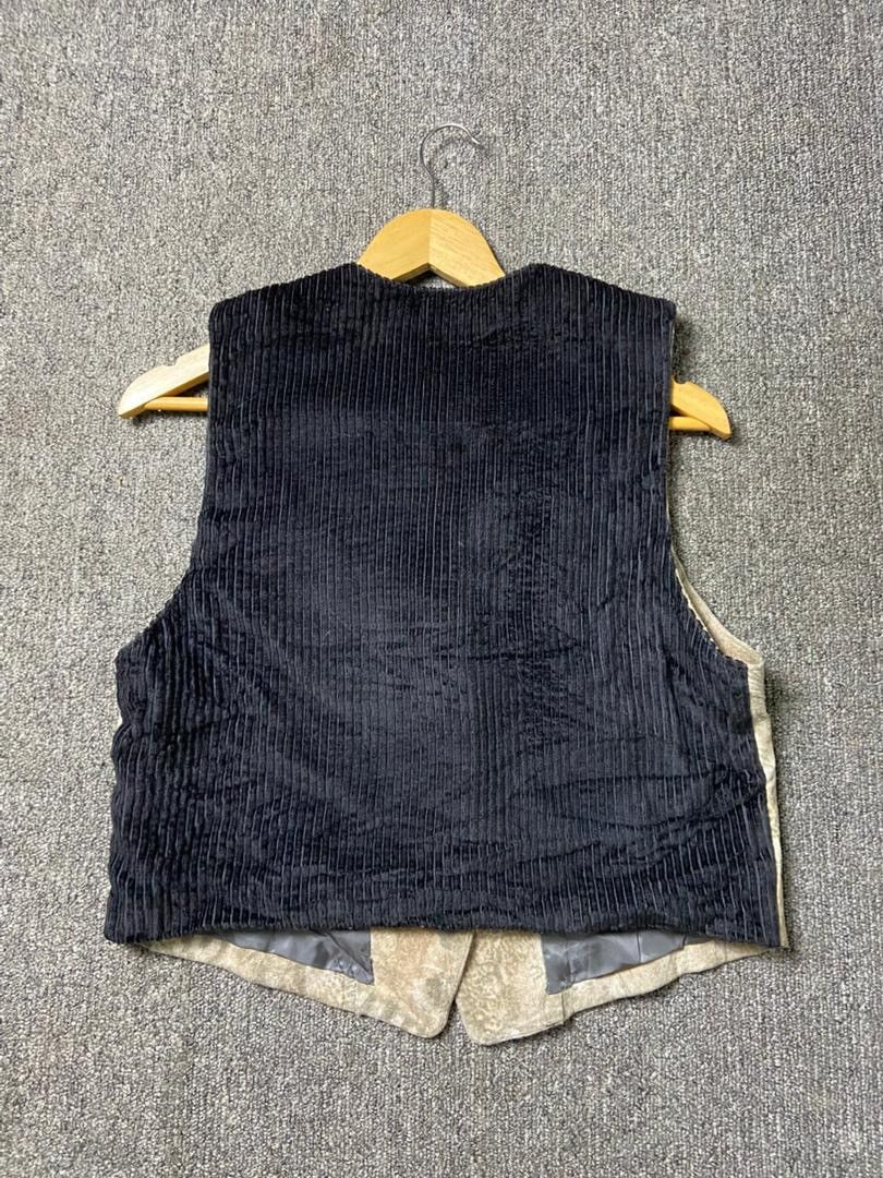 Japanese Brand Forest Brand Safari Printed Fur & Leather Vest (187) Size US XXS / EU 40 - 2 Thumbnail