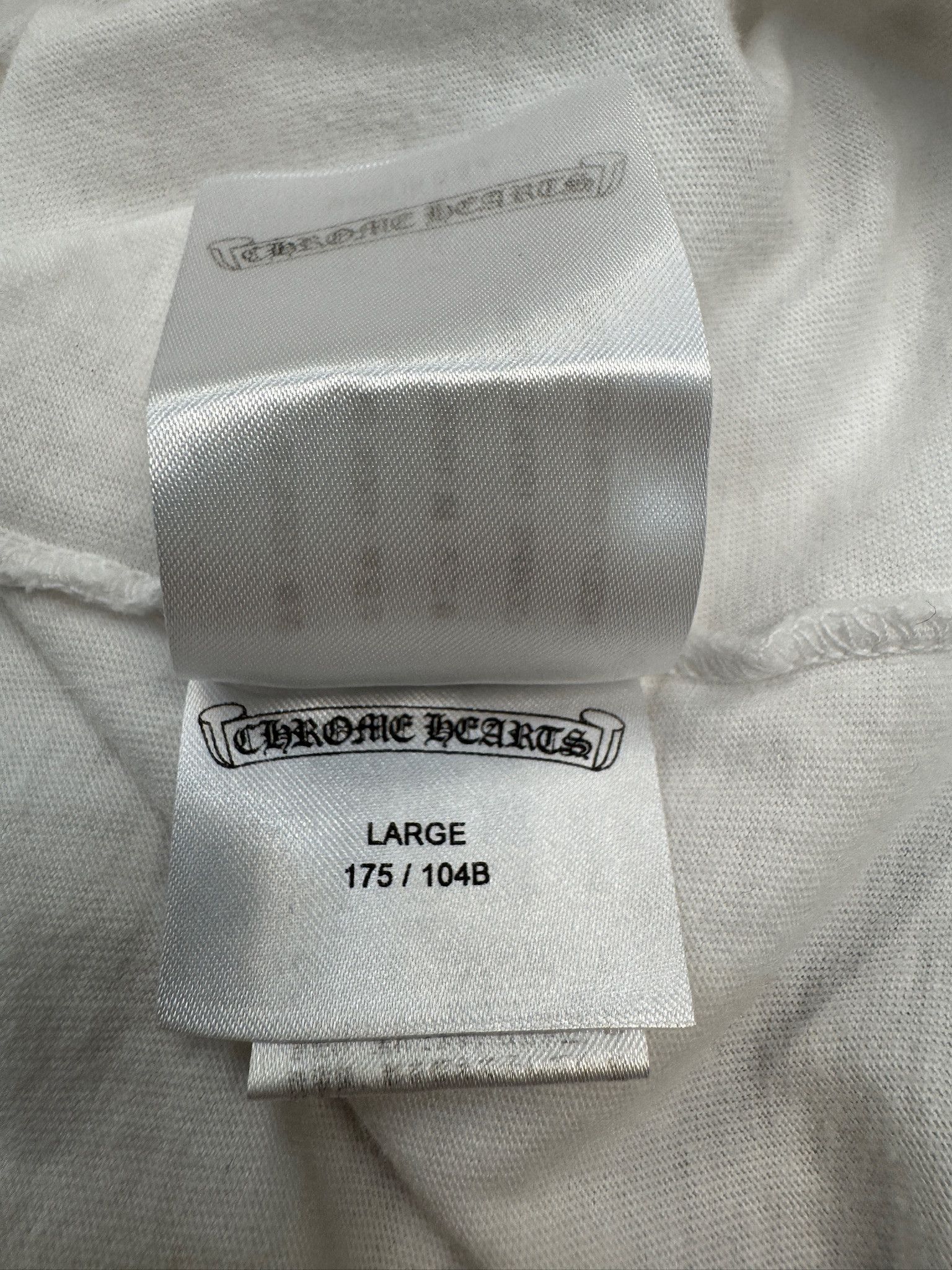 Chrome Hearts Chrome Hearts Shoulder Logo Pocket Tee USA Edition White Size US L / EU 52-54 / 3 - 9 Thumbnail