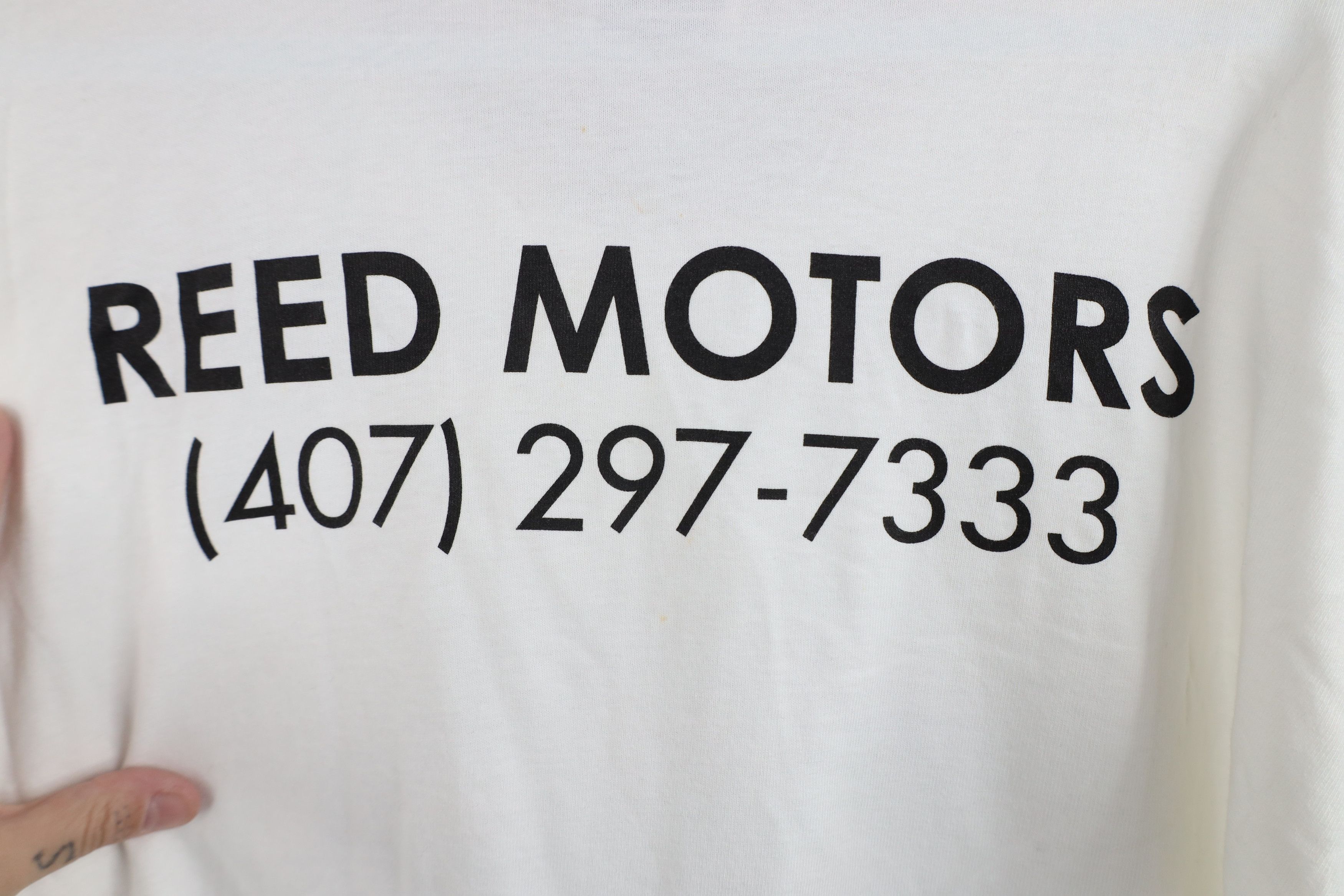 Champion Vintage 90s Champion Spell Out Nissan Motors T-Shirt White Size US XL / EU 56 / 4 - 10 Thumbnail