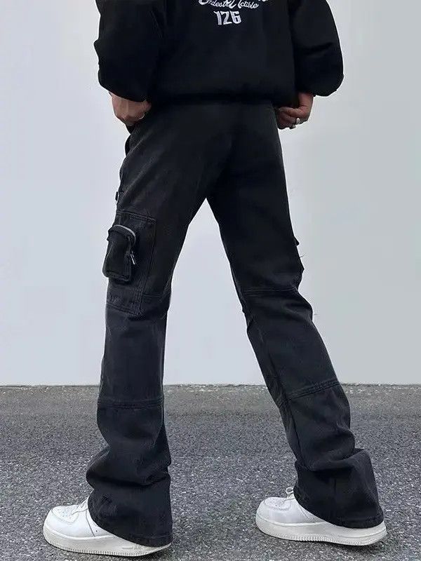Japanese Brand Retro loose straight pocket jeans Size US 30 / EU 46 - 3 Thumbnail