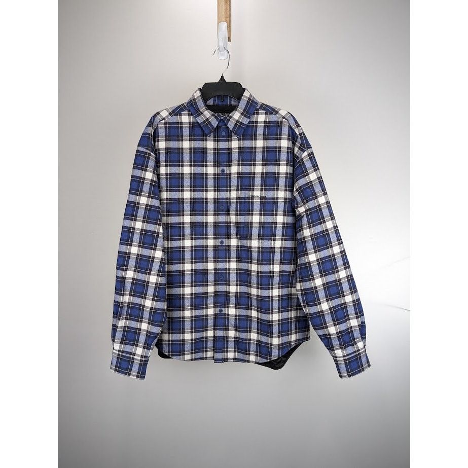 Balenciaga o1rshd1 Logo Shirt in Multicolor Size US XS / EU 42 / 0 - 1 Thumbnail