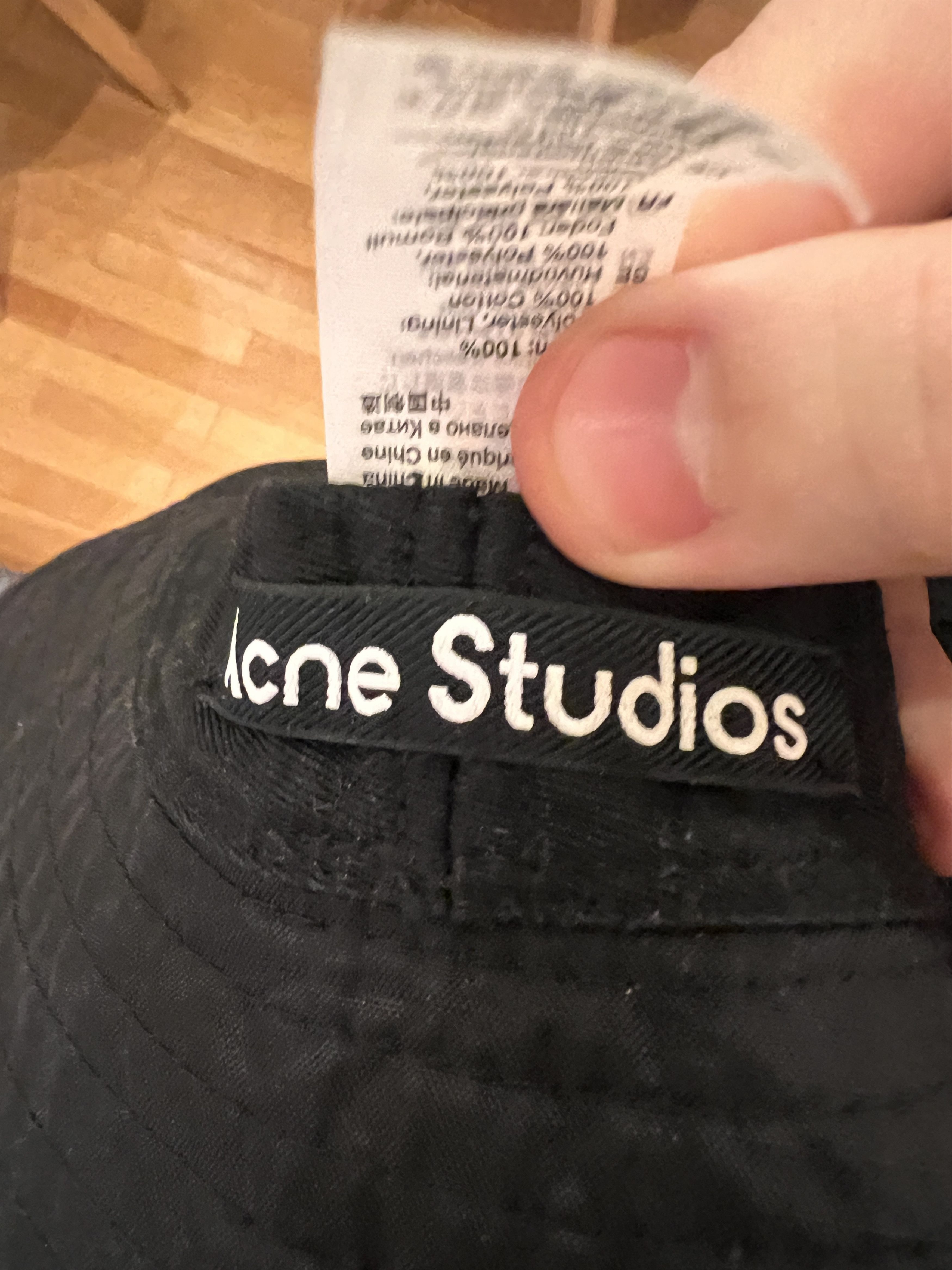 Acne Studios Bucket hat new season Size ONE SIZE - 8 Thumbnail