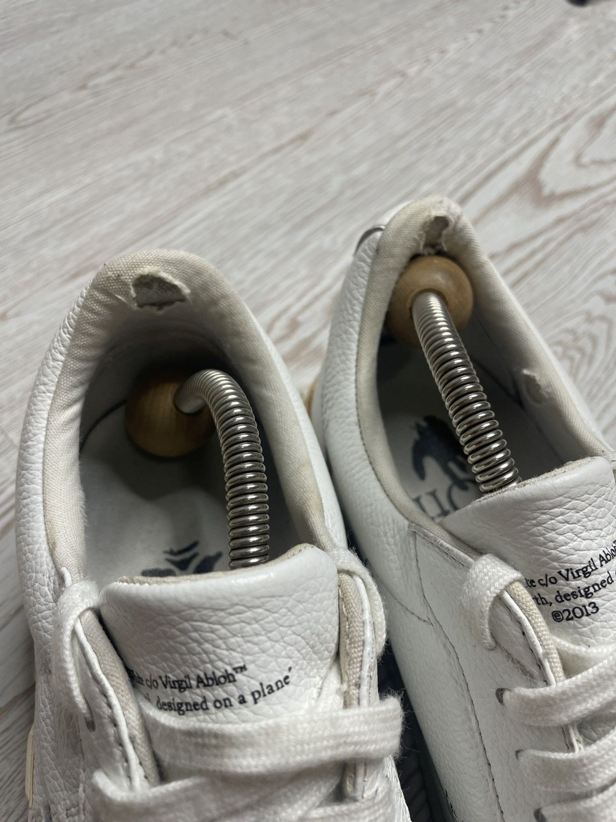 Off-White Off White 2013 White Low Top Leather sneakers size 43 Size US 10 / EU 43 - 6 Thumbnail