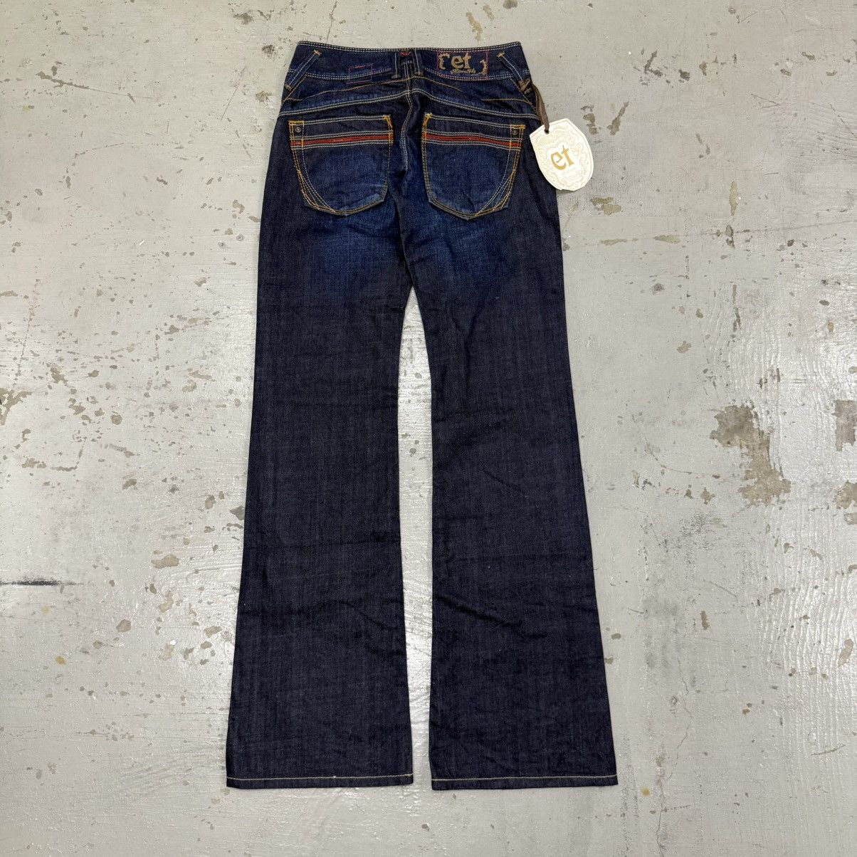 If Six Was Nine Vintage Et Boite flared pants low rise Size 27" / US 4 / IT 40 - 2 Thumbnail