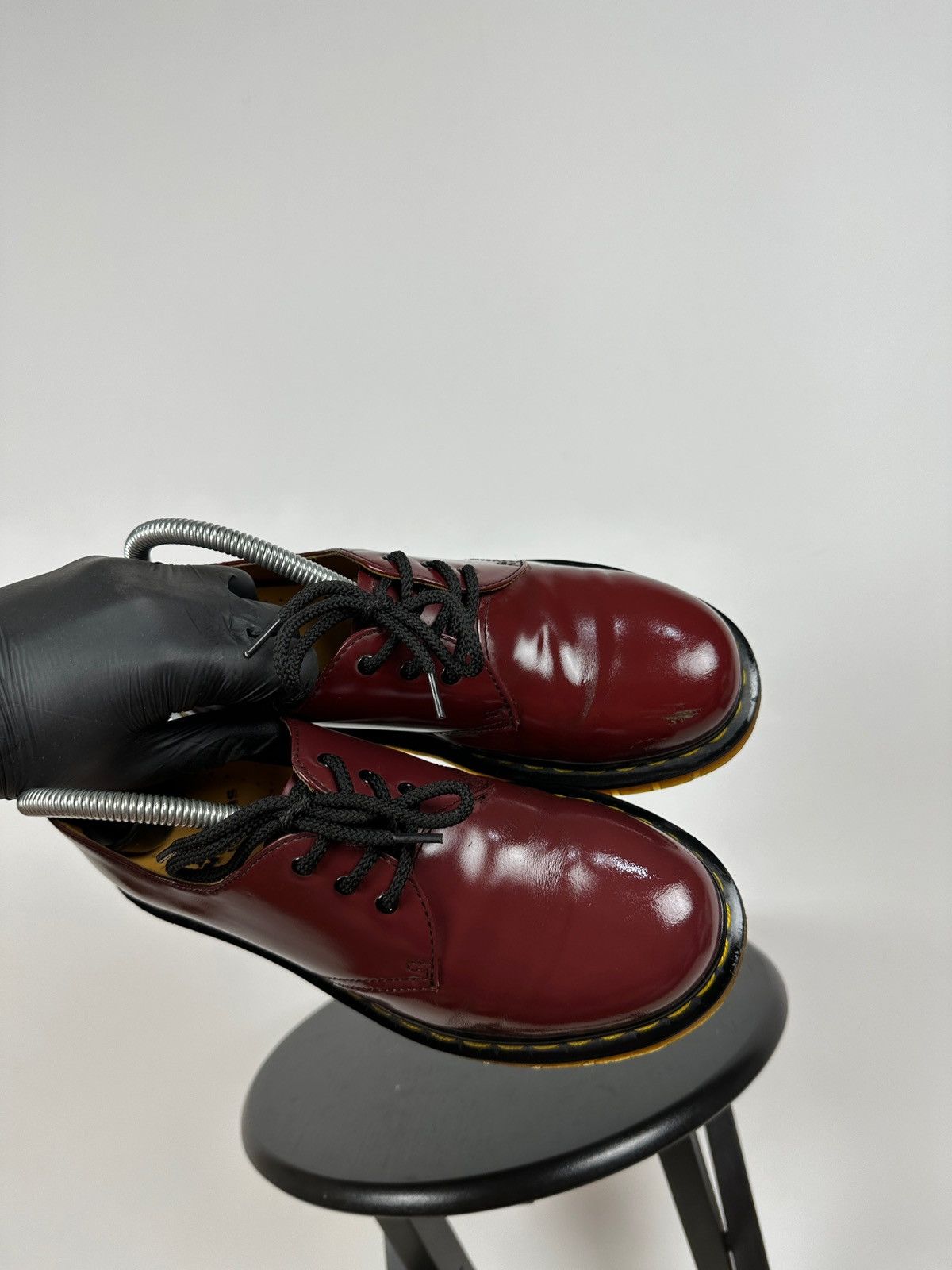 Dr. Martens Dr Martens Cherry Red Leather Oxford Casual Shoes 11838 Size US 7 / IT 37 - 12 Thumbnail