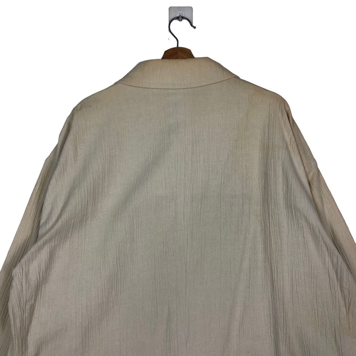 Issey Miyake 🔥Vintage Pleated Button Jacket Work Oversized Jun Men Japan Size US L / EU 52-54 / 3 - 9 Thumbnail
