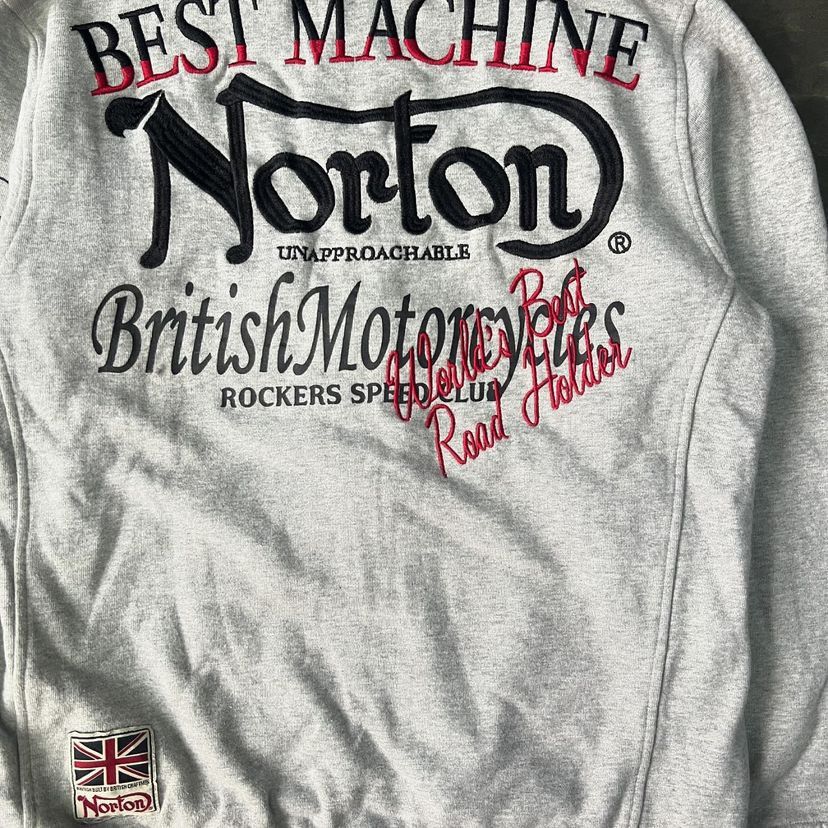 Norton Norton Zip Hoodie Vintage Size US L / EU 52-54 / 3 - 10 Thumbnail
