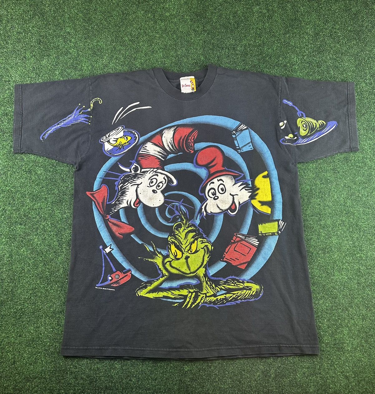 Vintage 90s Dr Seuss AOP Shirt