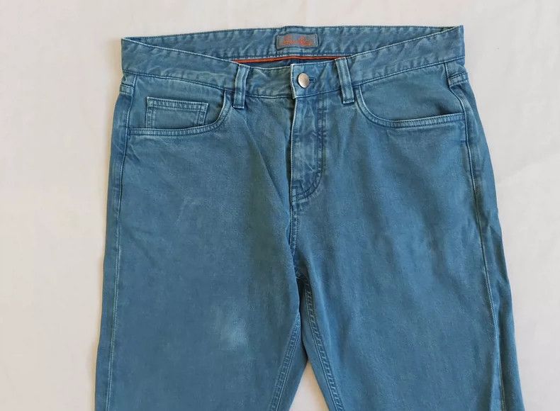 Loro Piana LORO PIANA Men's casual water-wash denim jeans Size US 33 - 2 Thumbnail