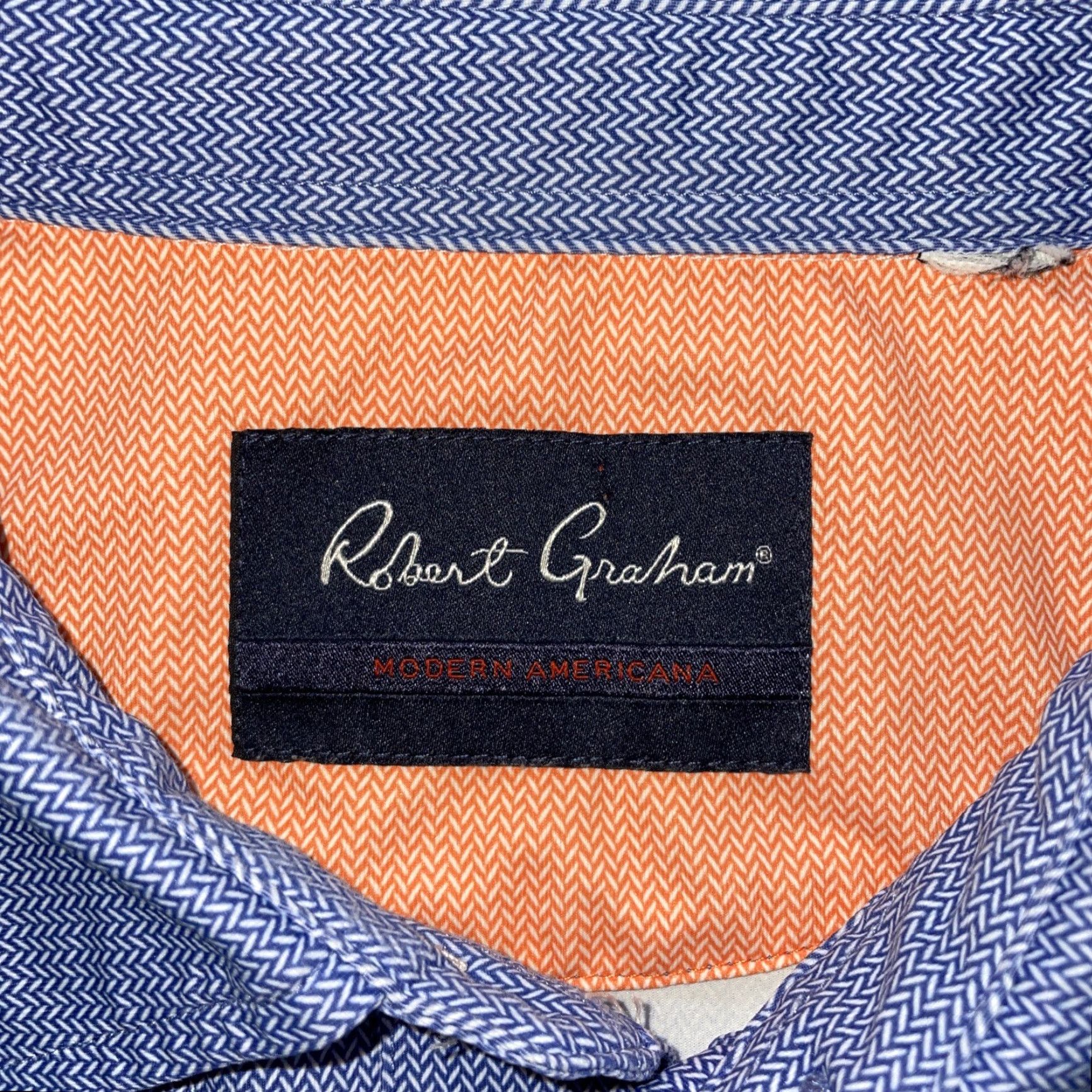 Robert Graham Robert Graham Modern Americana blue polo golf shirt Mens M Shirt Size US M / EU 48-50 / 2 - 4 Thumbnail