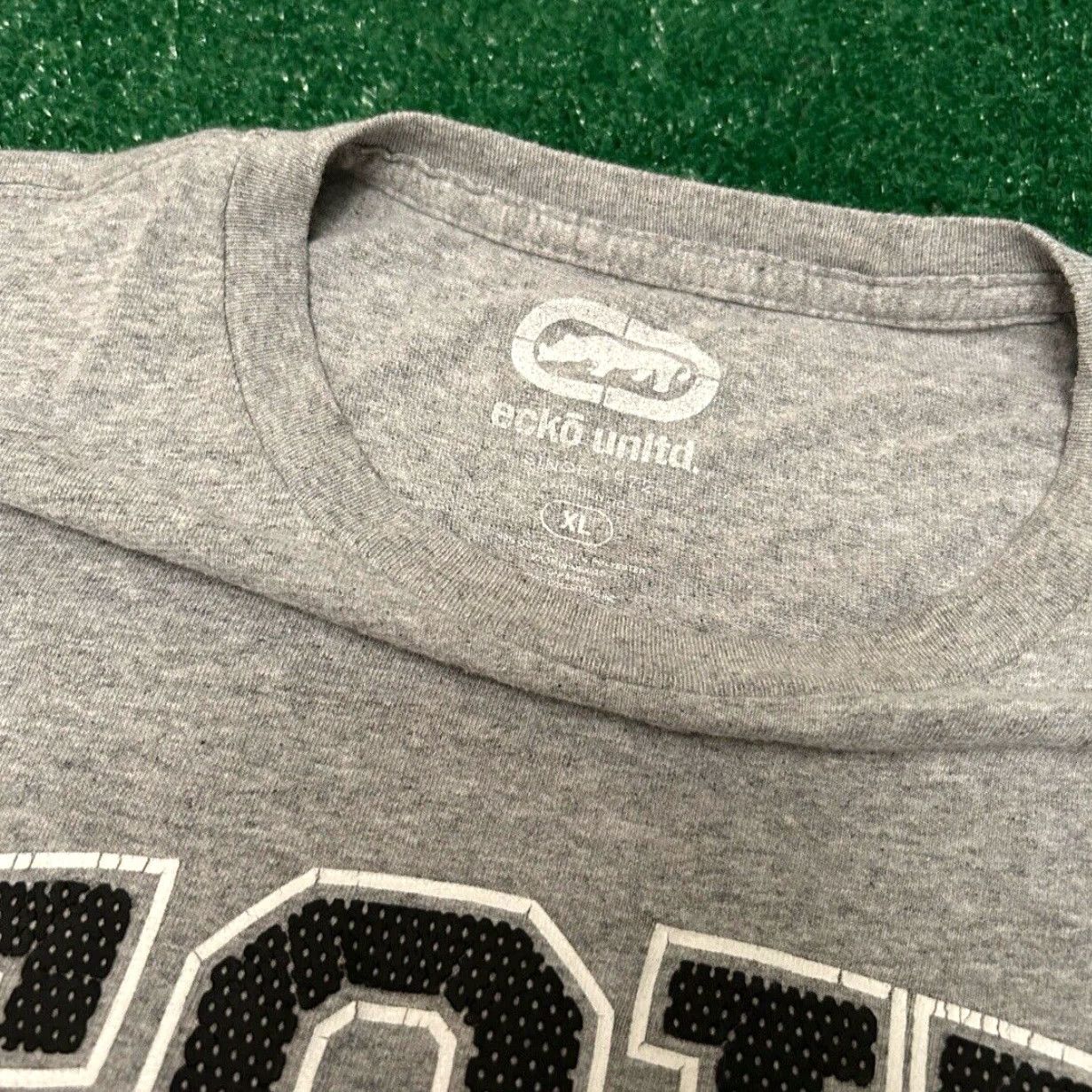 Ecko Unltd. VINTAGE Y2K Ecko Unltd MFG Classic Logo Shirt Mens XL Gray 90s Grunge Hip Hop Punk Skater Punk Grunge Logo Shirt Mens XL Size US XL / EU 56 / 4 - 2 Thumbnail