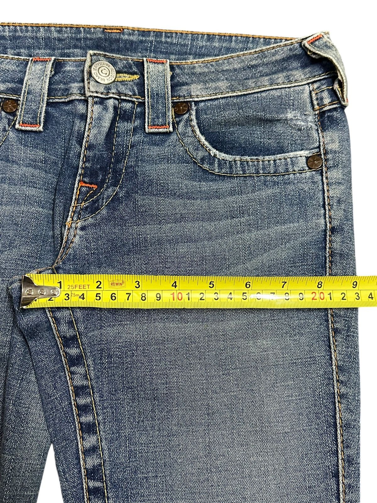 Japanese Brand Vintage Made in USA True Religion Bootcut Bell Bottom Jeans Size US 28 / EU 44 - 16 Thumbnail