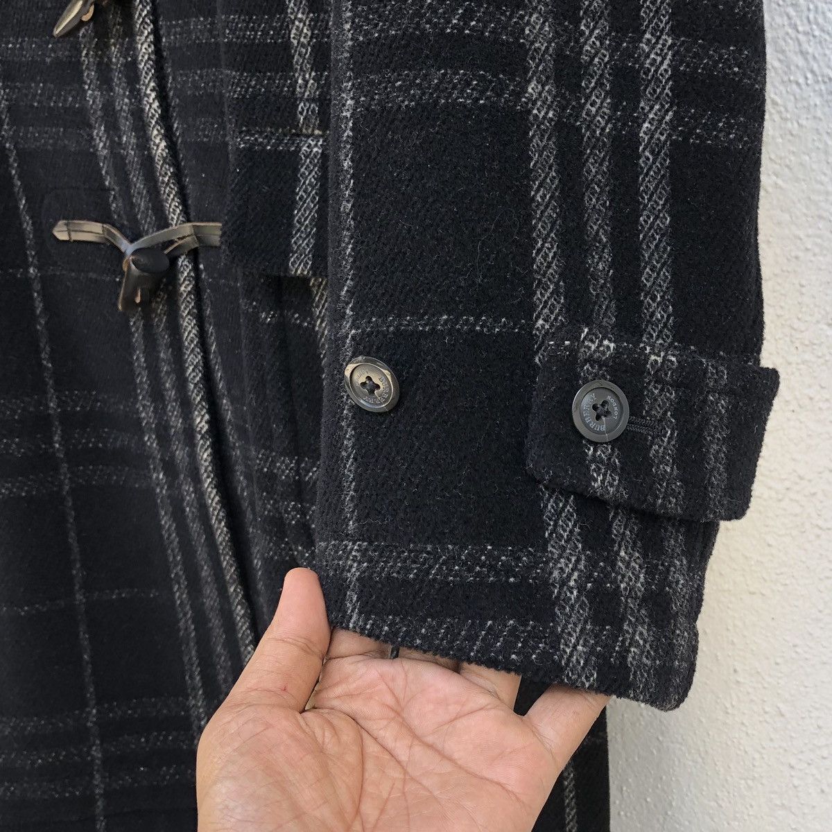 Burberry Authentic Burberry London Novacheck Wool Duffle Coat Jacket Size US M / EU 48-50 / 2 - 16 Thumbnail