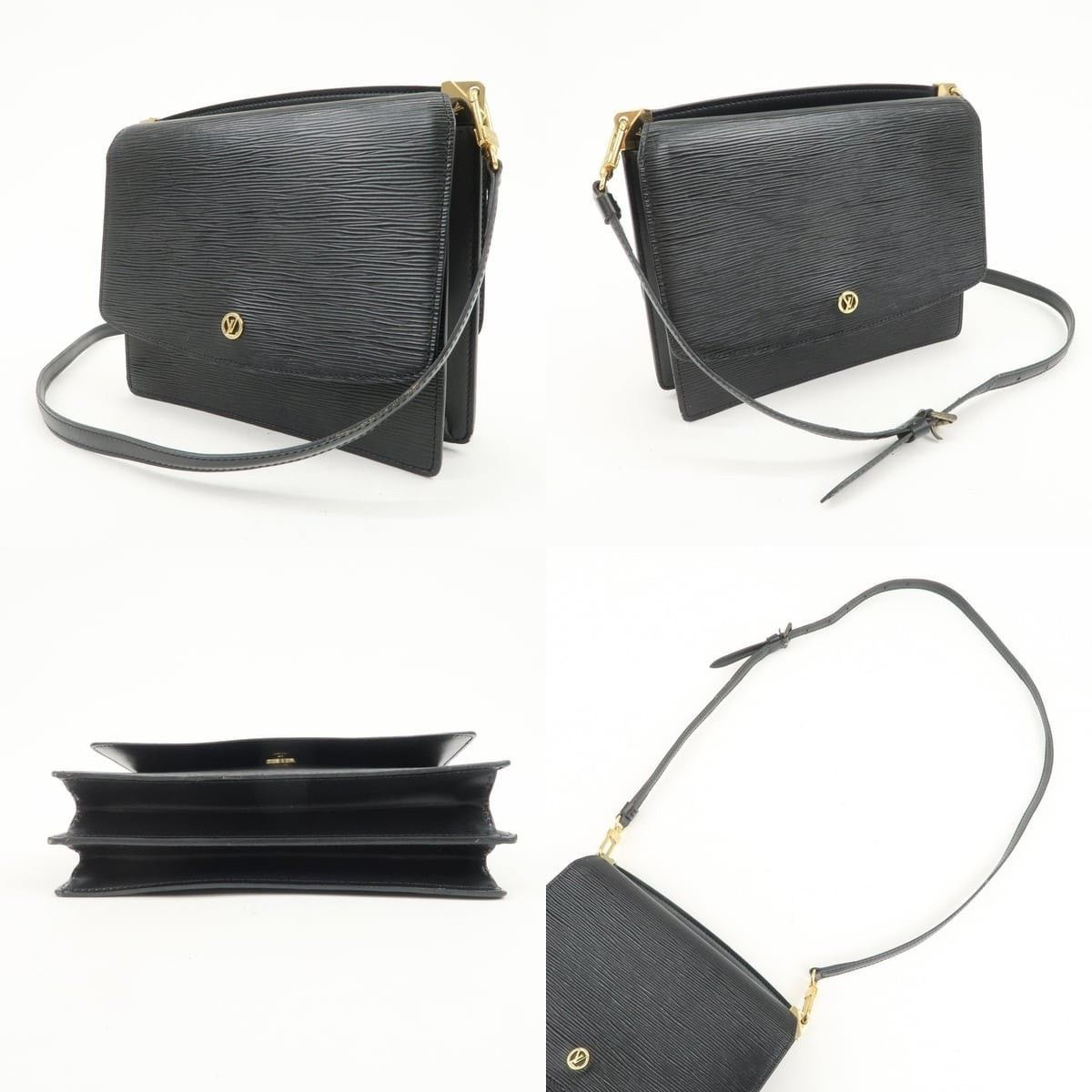 Louis Vuitton Louis Vuitton Epi Grenelle Shoulder Bag Black Size ONE SIZE - 3 Thumbnail