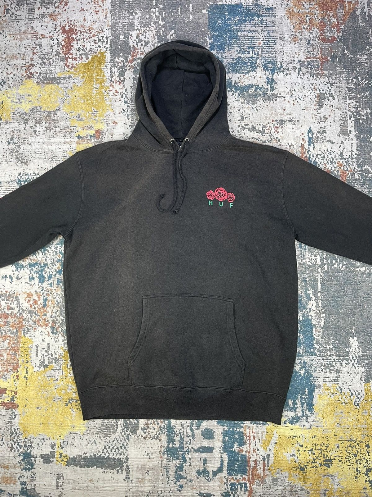 Huf HUF Worldwide Dystopia Roses Pull Over Hoodies Size US XL / EU 56 / 4 - 5 Thumbnail