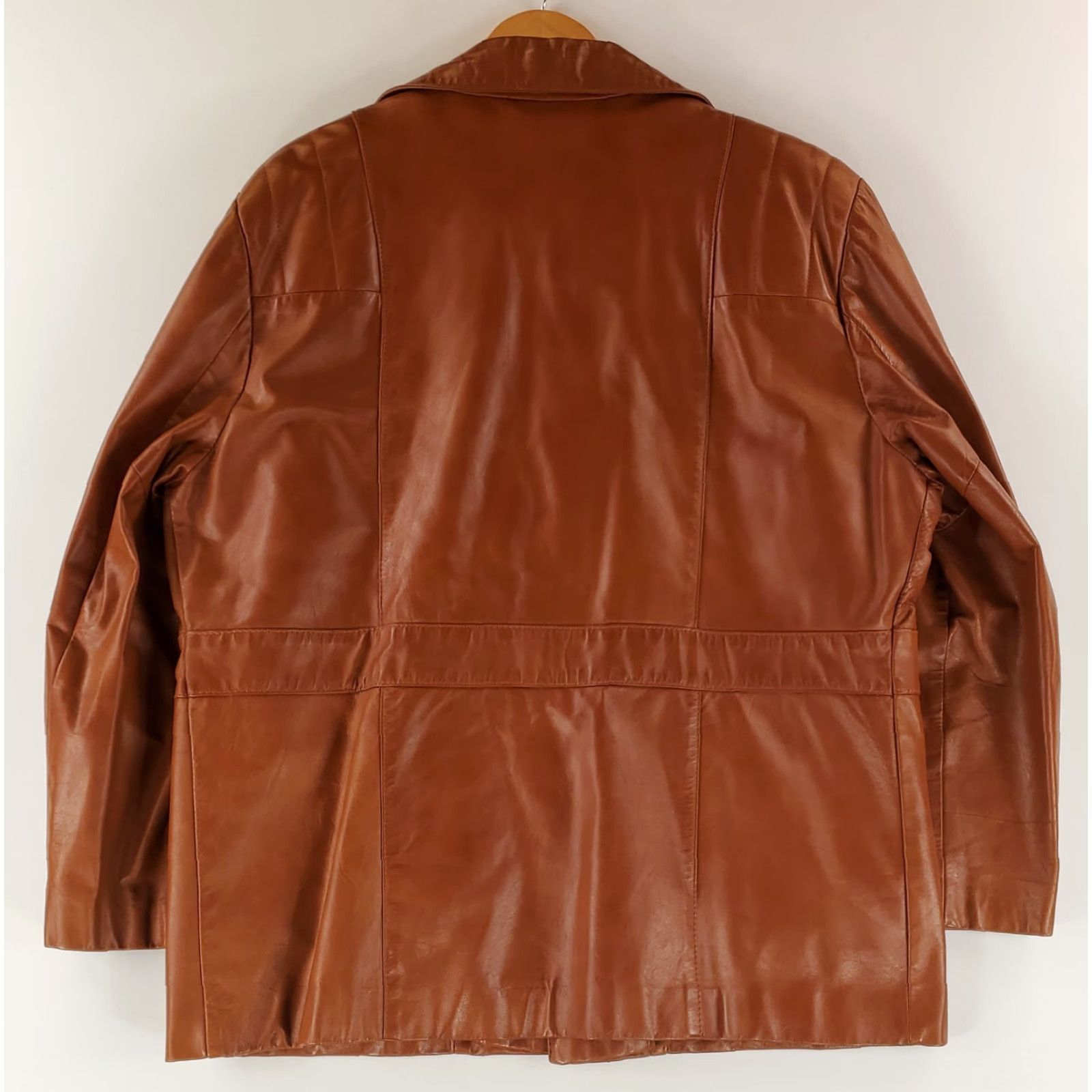 Sears VINTAGE Sears Leather Shop VTG 70s Leather Jacket Car Coat Brown Mens 46 Reg Jacket Mens Brown 46 Reg Size US S / EU 44-46 / 1 - 4 Thumbnail