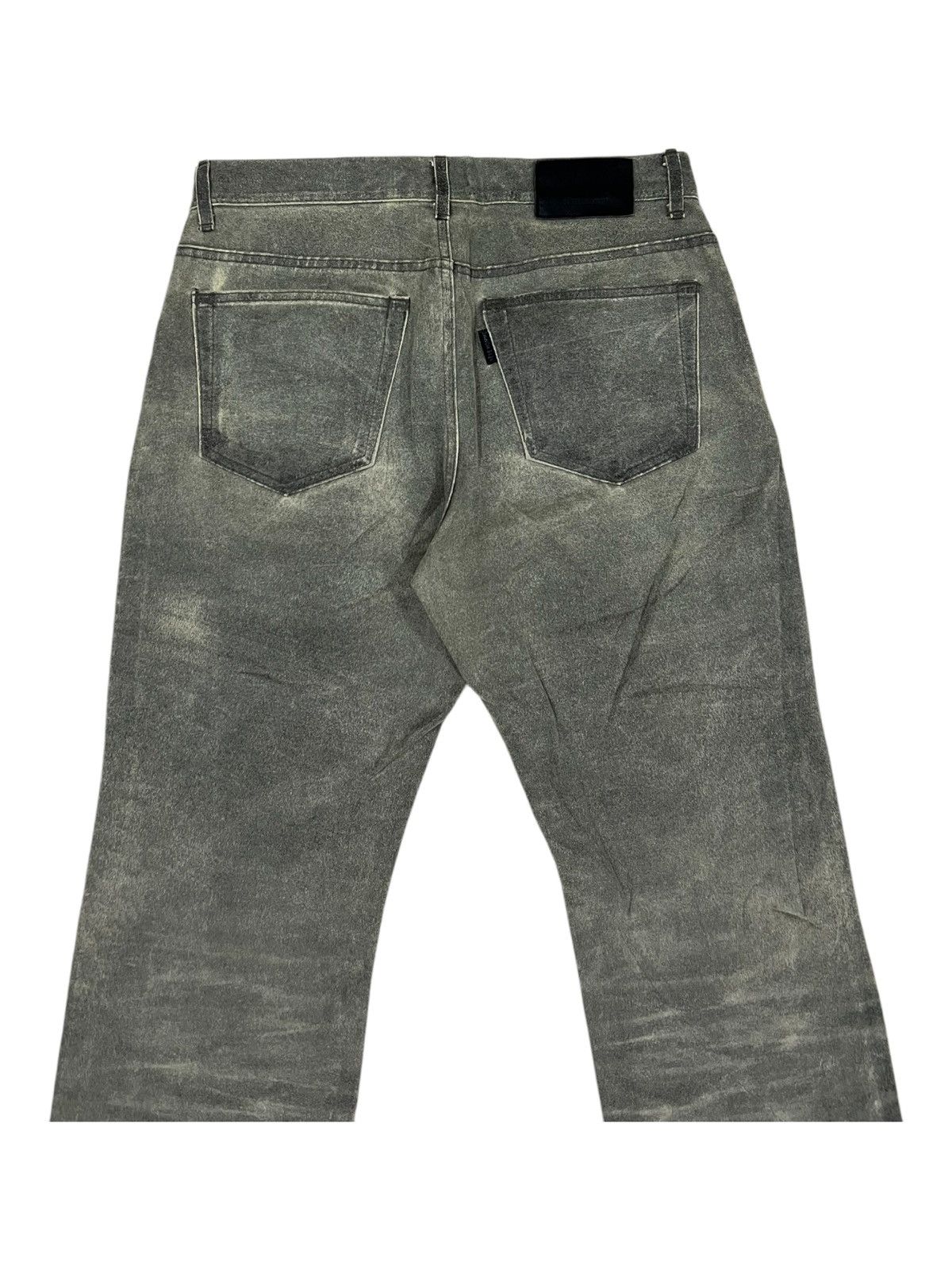 Final Home Tete Homme Flare Hem Mud Max LGB Style Jeans Pants Size US 29 - 3 Thumbnail