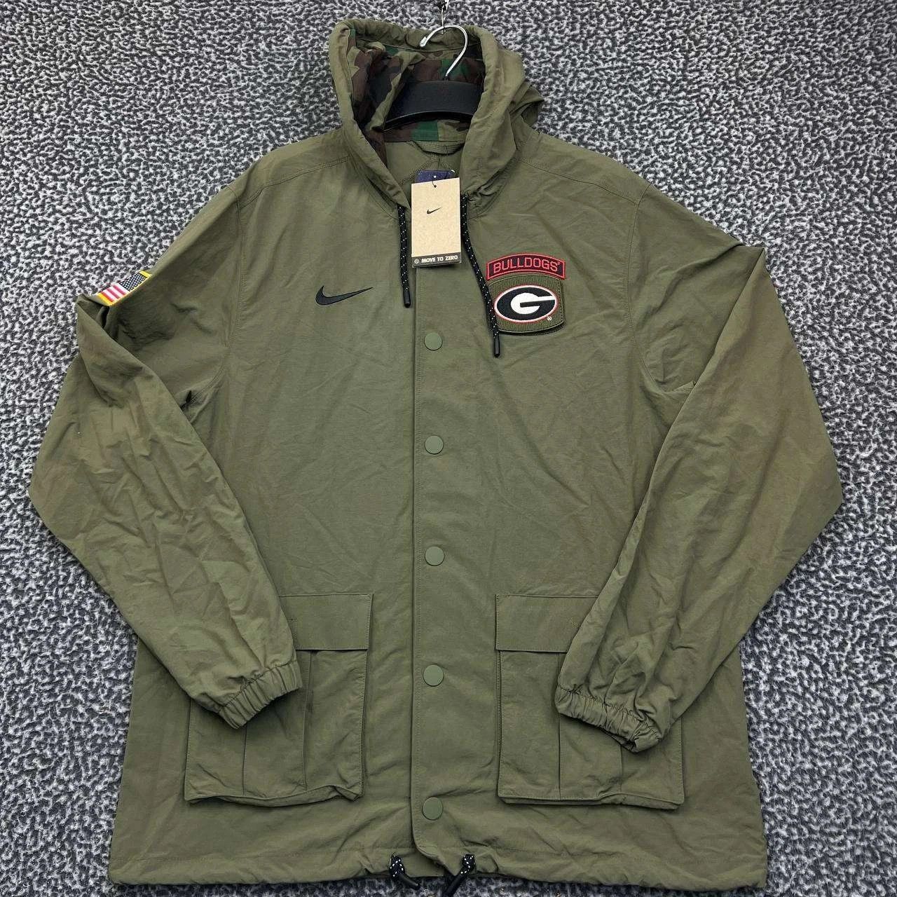 Nike Nike Military Jacket Men Green Georgia Bulldogs NCAA New L Size US L / EU 52-54 / 3 - 1 Thumbnail