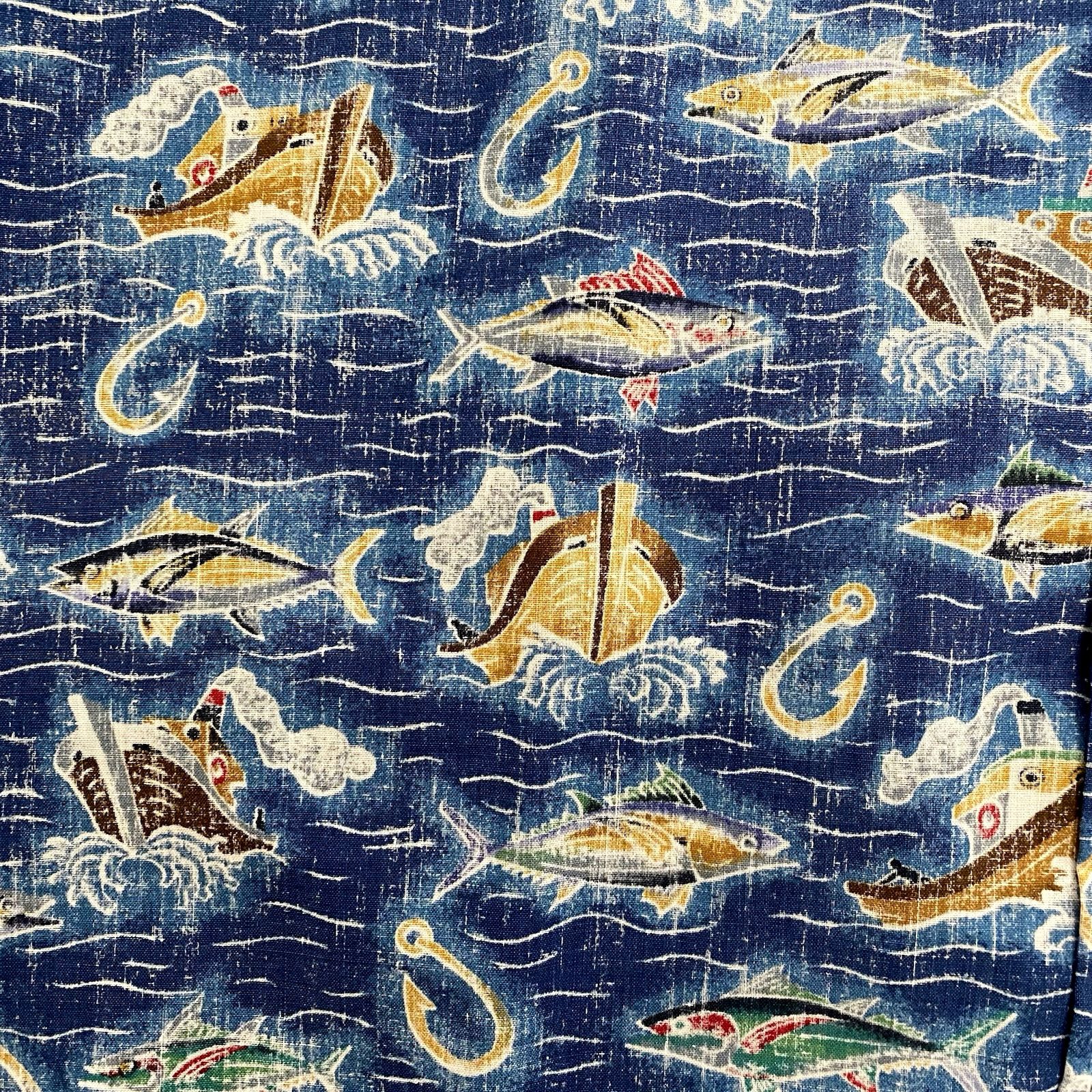 Reyn Spooner Reyn Spooner Dietrich Varez Shirt Blue Boat Fishing Ocean 2X Size US XXL / EU 58 / 5 - 3 Thumbnail