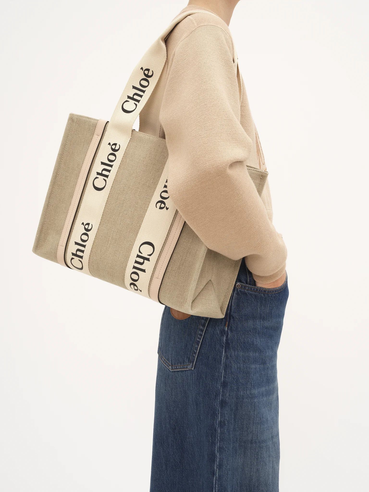 Chloe o1loc1c1024 Size: OS Woody Mini Tote in Dark Emerald Size ONE SIZE - 2 Thumbnail
