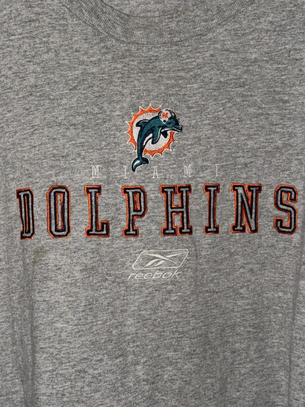 Reebok Reebok NFL Miami Dolphins Football Graphic T Shirt 4XL-5XL. Size US XXL / EU 58 / 5 - 13 Thumbnail