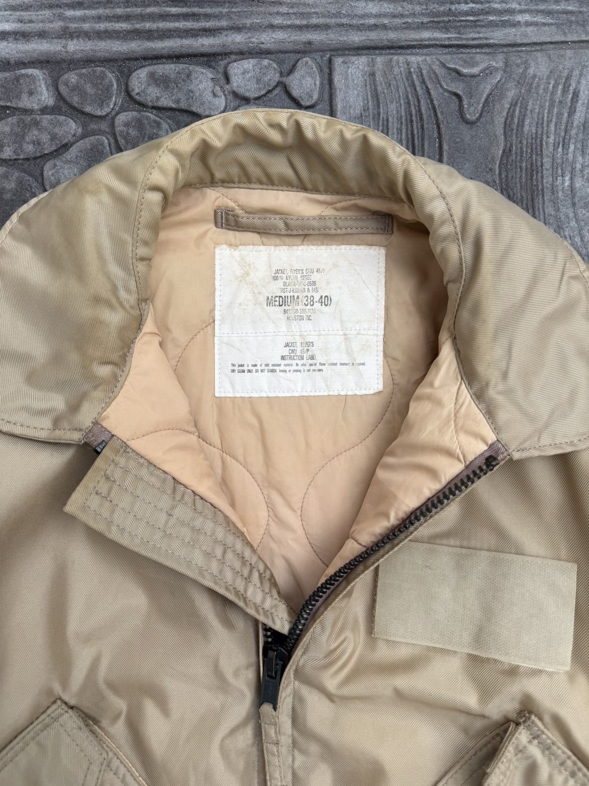 Buzz Rickson's US Military Pilot HOUSTON INC CWU-45/P Flight Jacket USAF Size US M / EU 48-50 / 2 - 3 Thumbnail