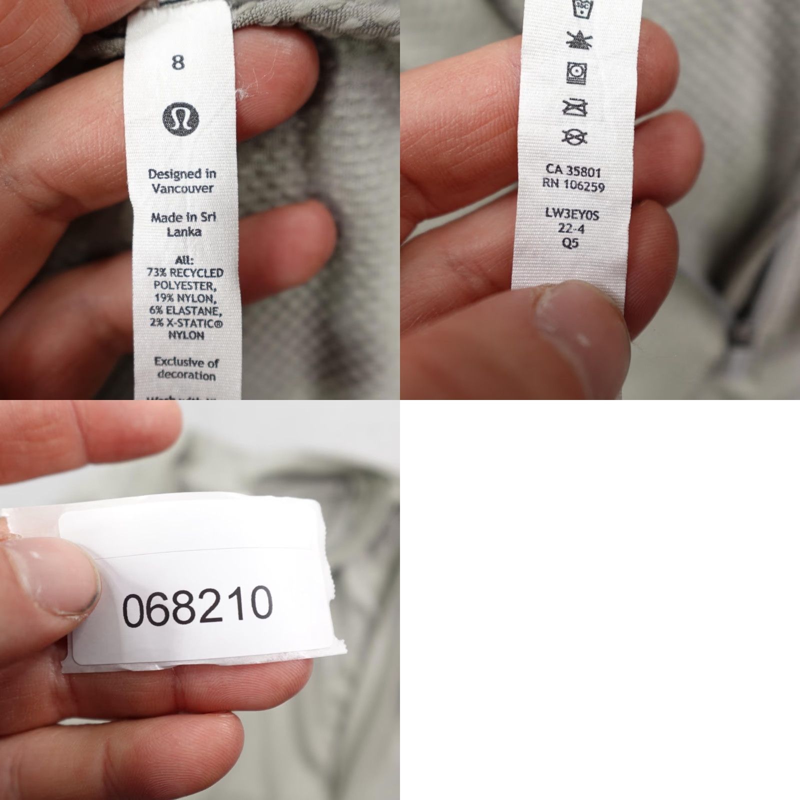 Lululemon Lululemon Shirt Womens 8 Gull Grey Swiftly Tech Half Zip Performance Gym Size M / US 6-8 / IT 42-44 - 8 Thumbnail