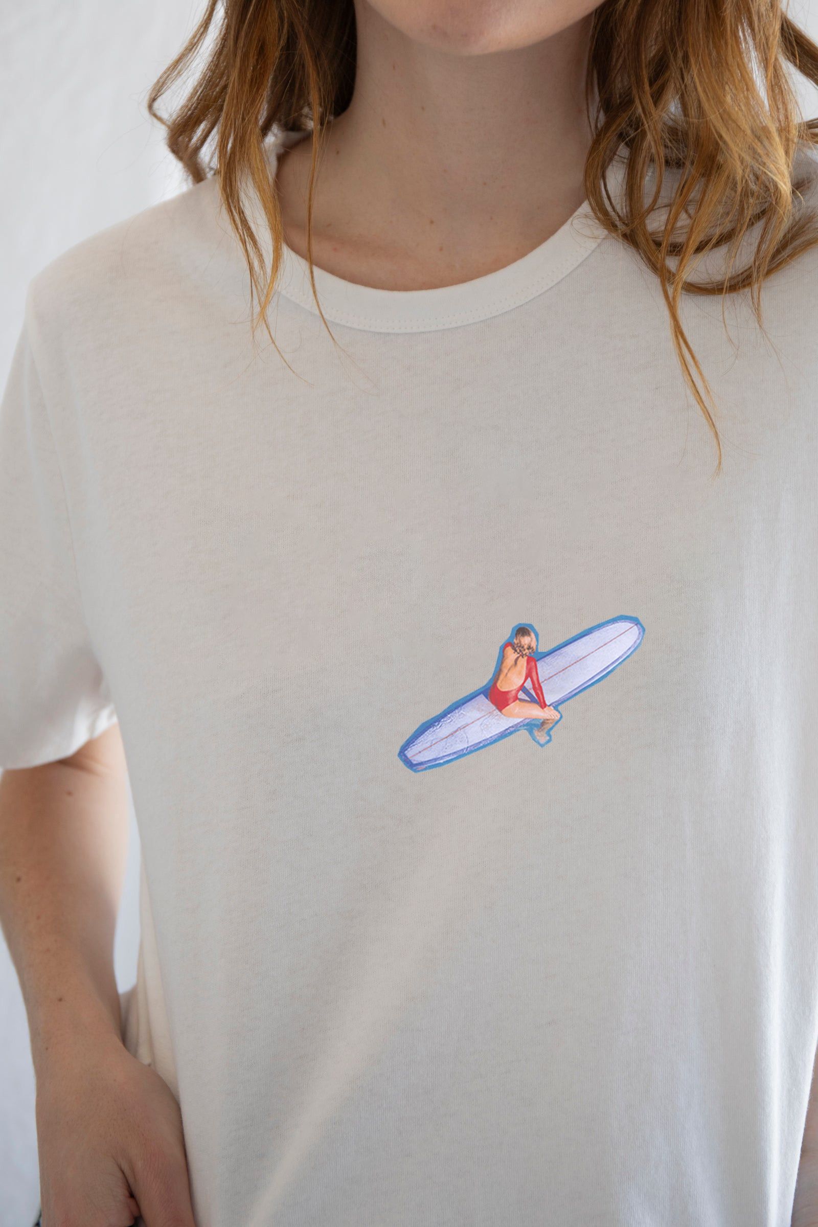 Designer × Vintage Surf’s Up Tee | Coastal Vibes, Endless Summer Size S / US 4 / IT 40 - 3 Thumbnail