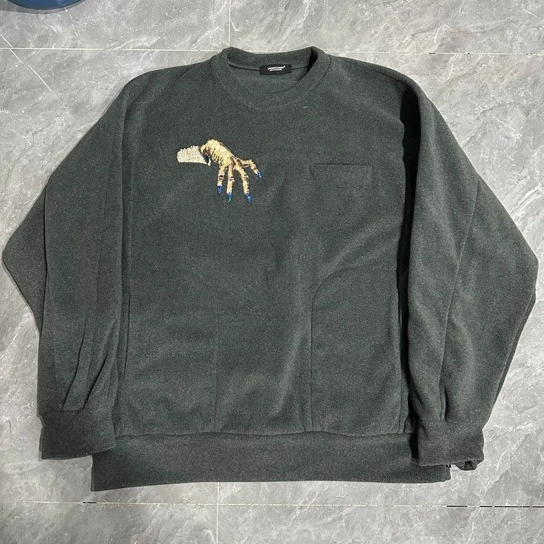 Undercover Undercover Embroidered Fleece Pullover Sweatshirt Size US L / EU 52-54 / 3 - 1 Thumbnail