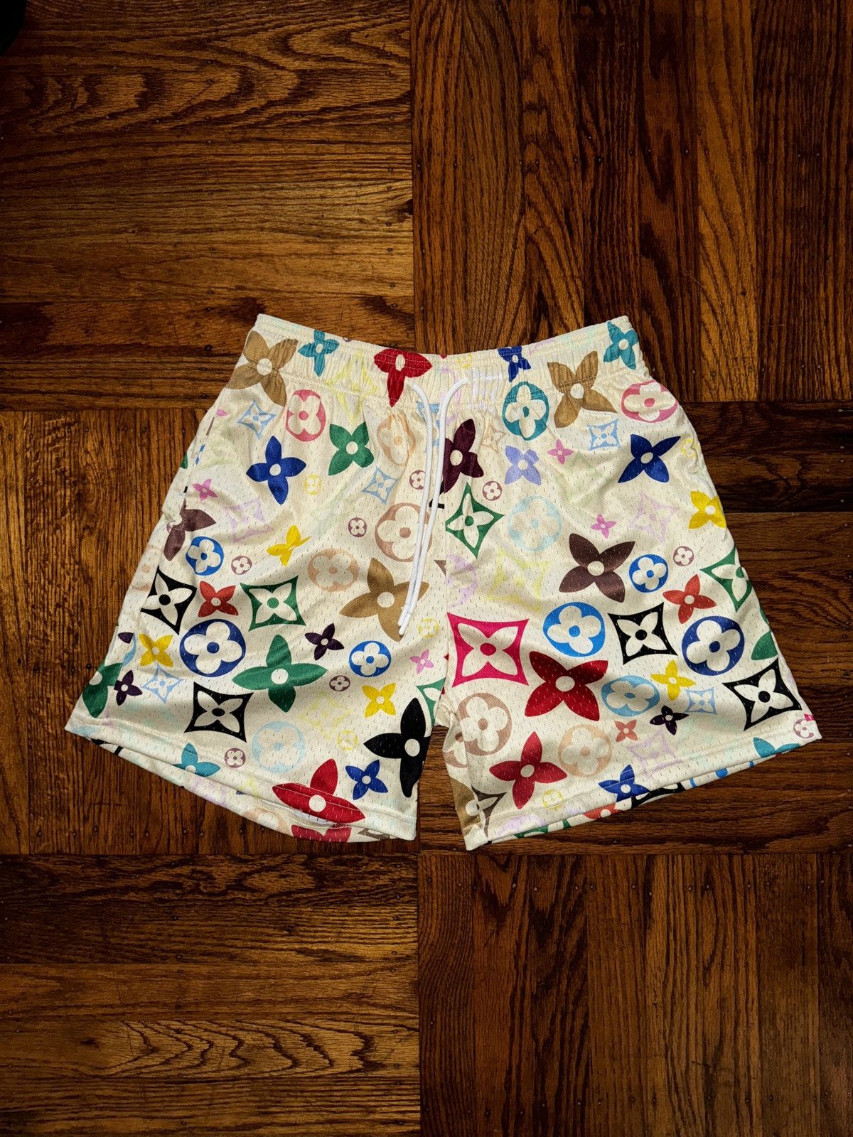 image of Lv Multi Color Shorts, Men's (Size 32)