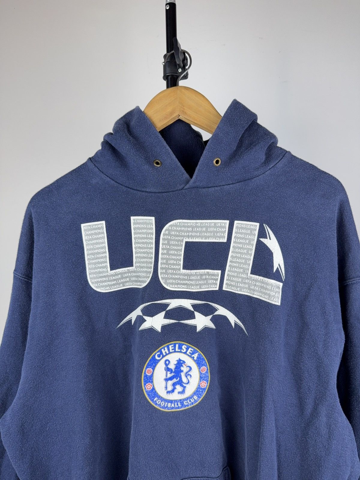 UEFA Vintage 00s UEFA Chelsea UCL Champions League Hoodie Size US L / EU 52-54 / 3 - 2 Thumbnail