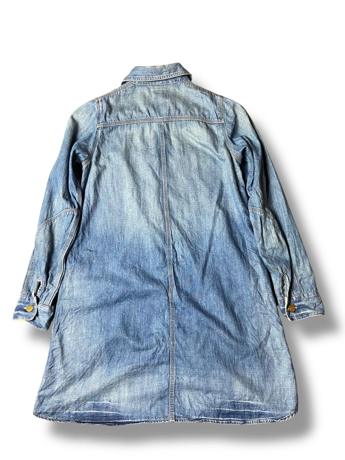 Lee Vintage LEE Rossa Denim Shirt Dress (150) | Grailed