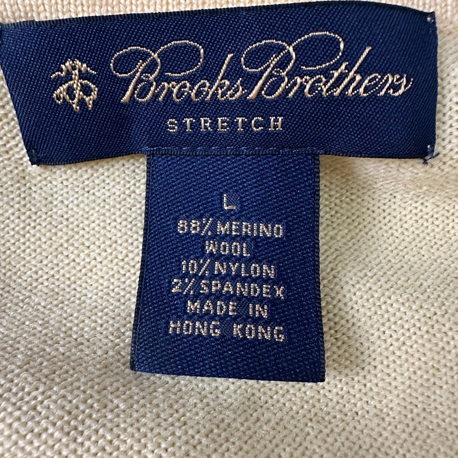 Brooks Brothers Brooks Brothers Sweater Men’s Large Yellow V-Neck Pullover Size US L / EU 52-54 / 3 - 6 Thumbnail