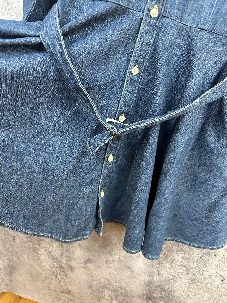 Ralph Lauren Ralph Lauren Kids Girls Denim Shirt Dress with Belt Blue Size XXS / US 00 / IT 34 - 9 Thumbnail