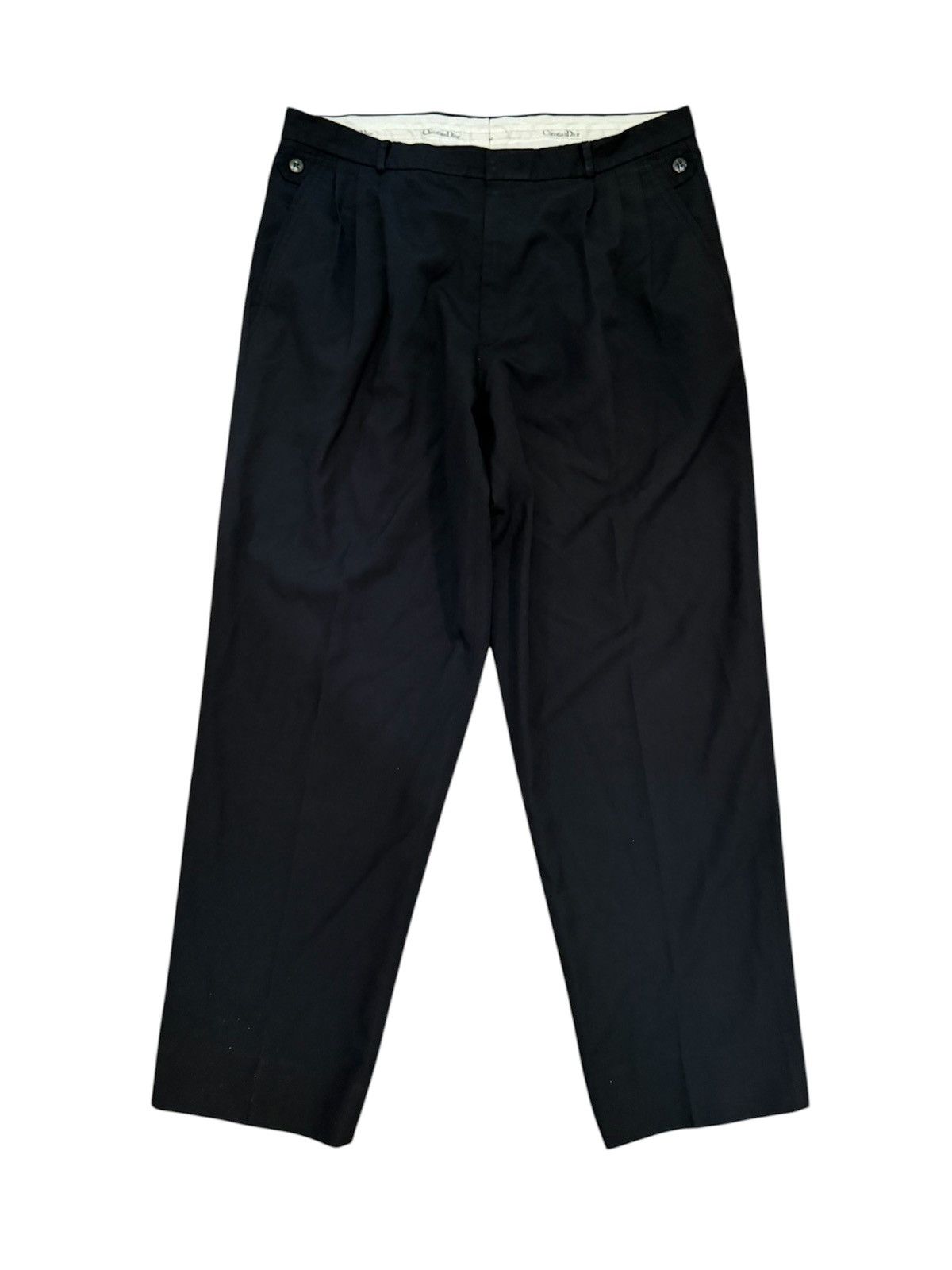 Christian Dior Monsieur Vintage Dior pleated trousers size 36 Size US 36 / EU 52 - 1 Thumbnail