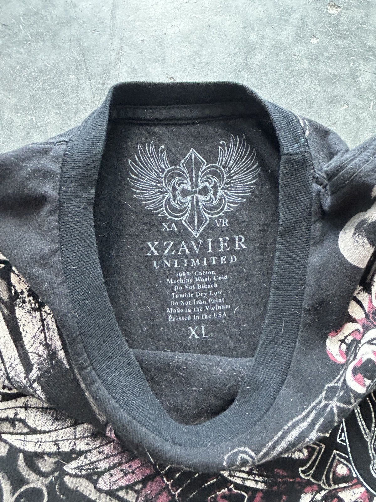 Vintage Vintage Y2K Saint Xzavier Graphic Tee Skater Style Size US XL / EU 56 / 4 - 3 Thumbnail