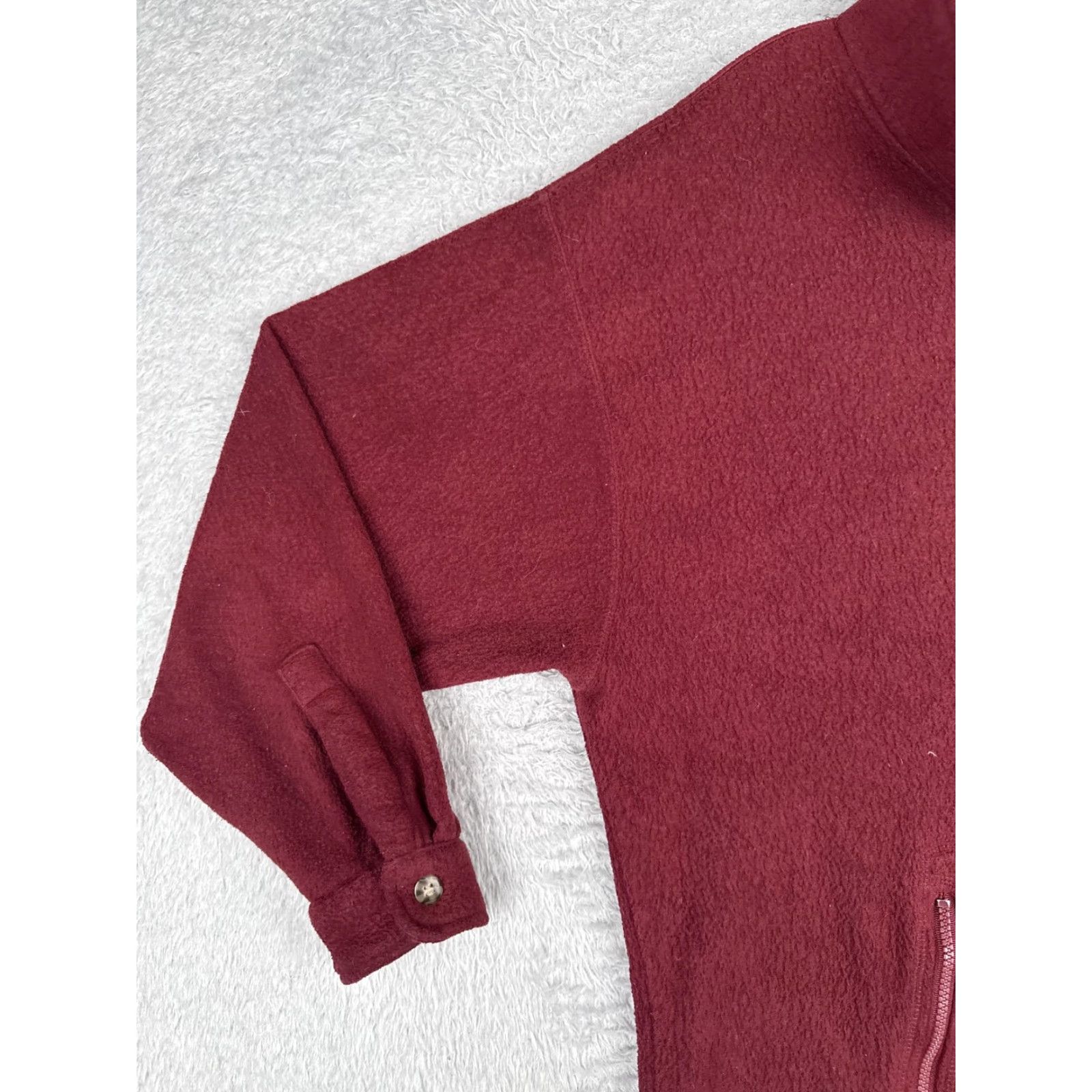 Bugle Boy VINTAGE Bugle Boy TimberLine Trail Sweater Mens L Red 1/4 Zip Pullover Poly Fleece Size US L / EU 52-54 / 3 - 3 Thumbnail