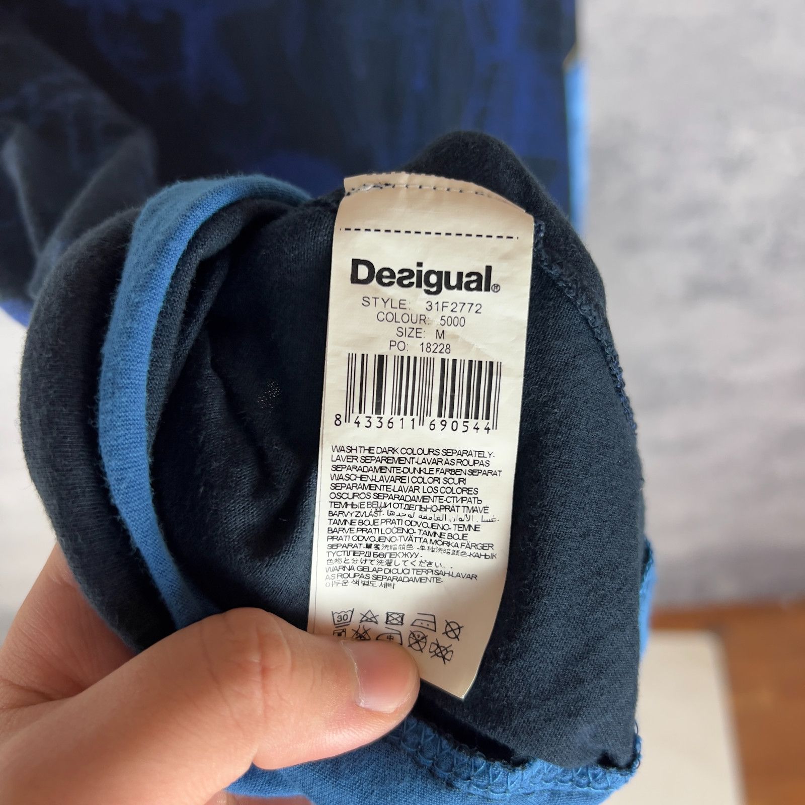 Desigual Desigual Skirt Women's Size M Blue Cotton ` Size 28" / US 6 / IT 42 - 5 Thumbnail