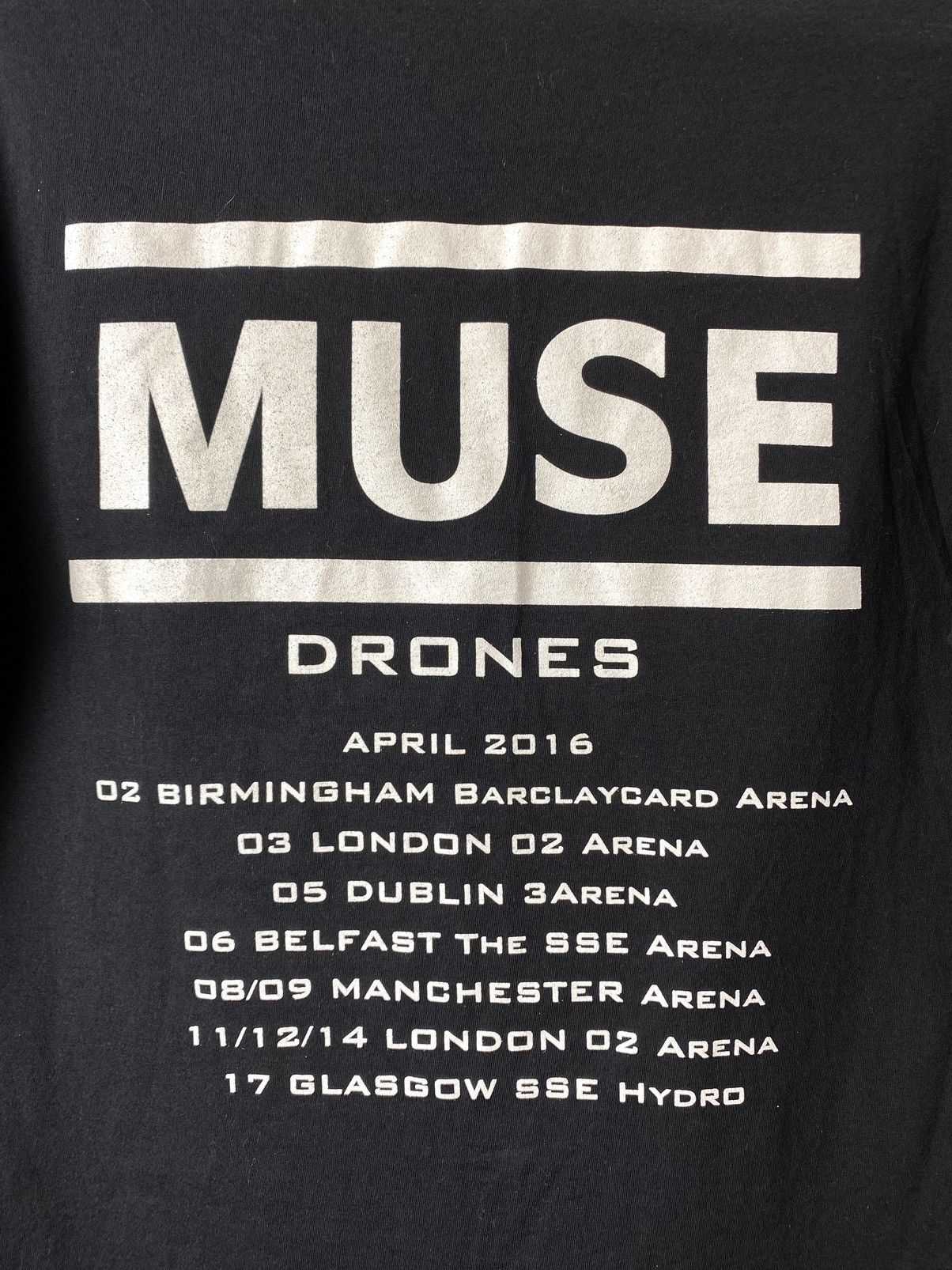 Band Tees × Vintage Vintage Style Muse Drones Tour Rock Band T Shirt Size US M / EU 48-50 / 2 - 5 Thumbnail