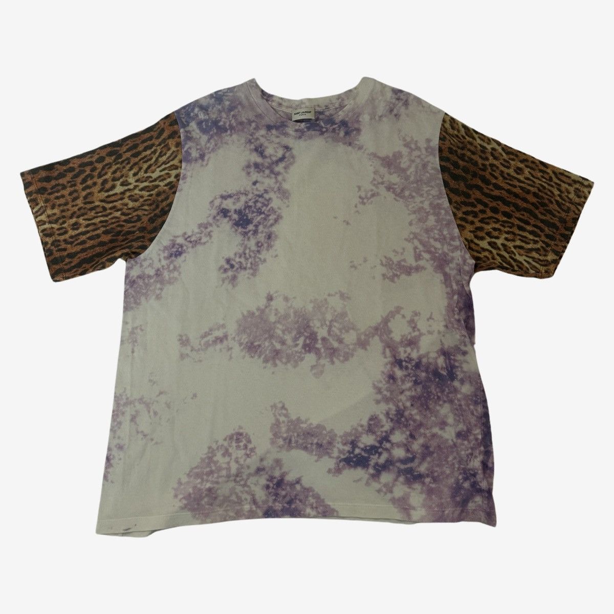 Saint Laurent Paris Saint Laurent Paris SS16 Bleached Leopard Tshirt Size US XL / EU 56 / 4 - 1 Thumbnail