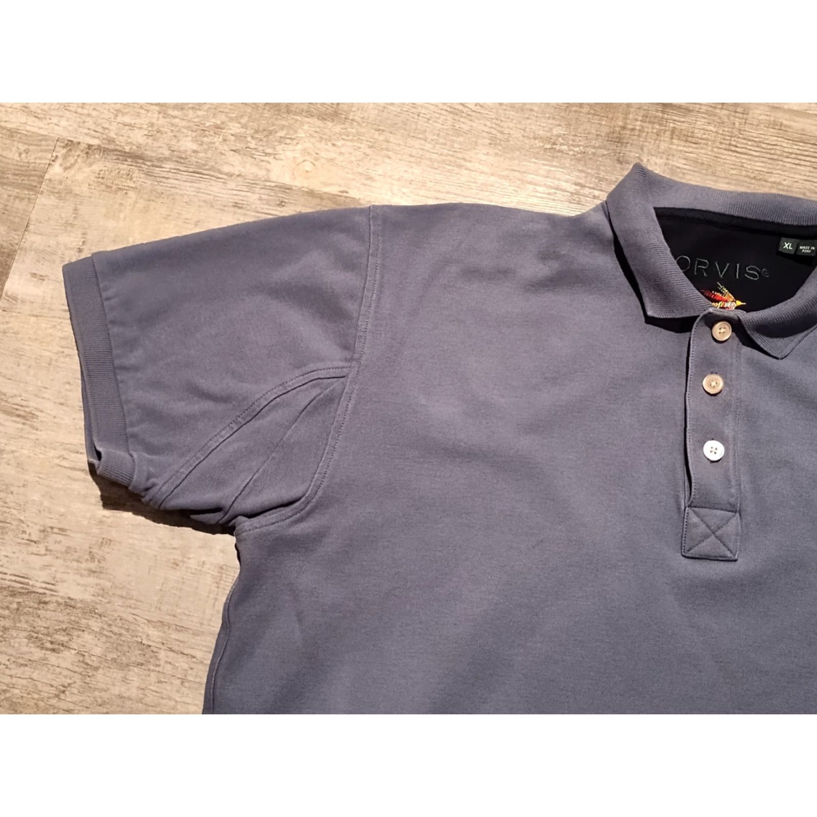 Orvis Orvis Polo Shirt Mens XL Blue Fly Fishing Logo Short Sleeve Activewear Size US XL / EU 56 / 4 - 5 Thumbnail