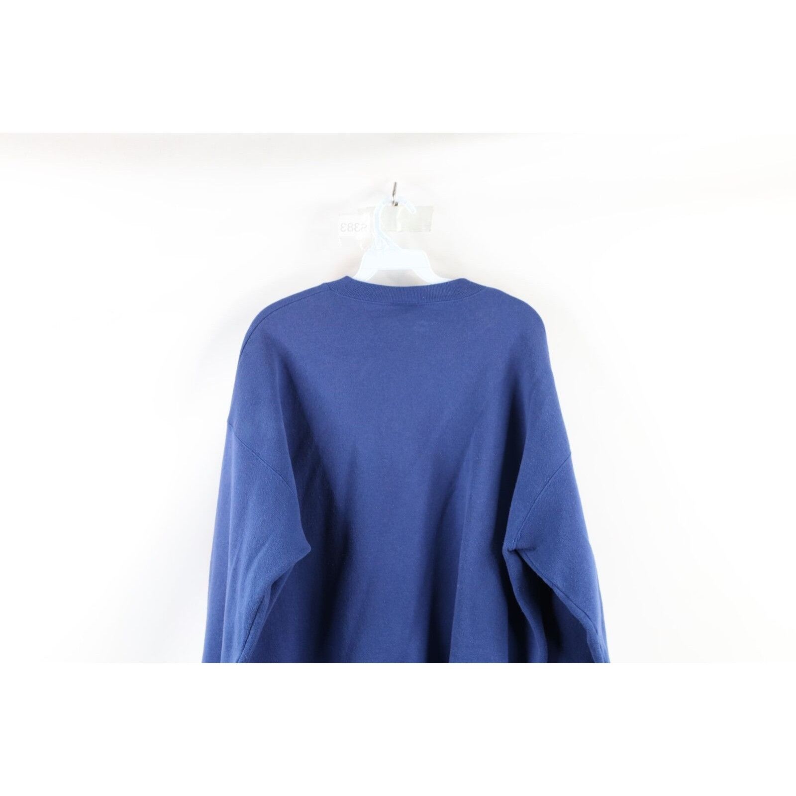 Vintage Vintage 90s Streetwear Faded Blank Crewneck Sweatshirt Size US XL / EU 56 / 4 - 8 Thumbnail