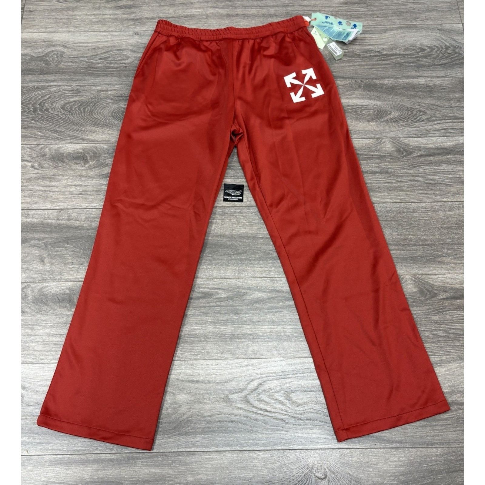 Off-White Single Arrow Slim Trackpant ' Red ' NEW!