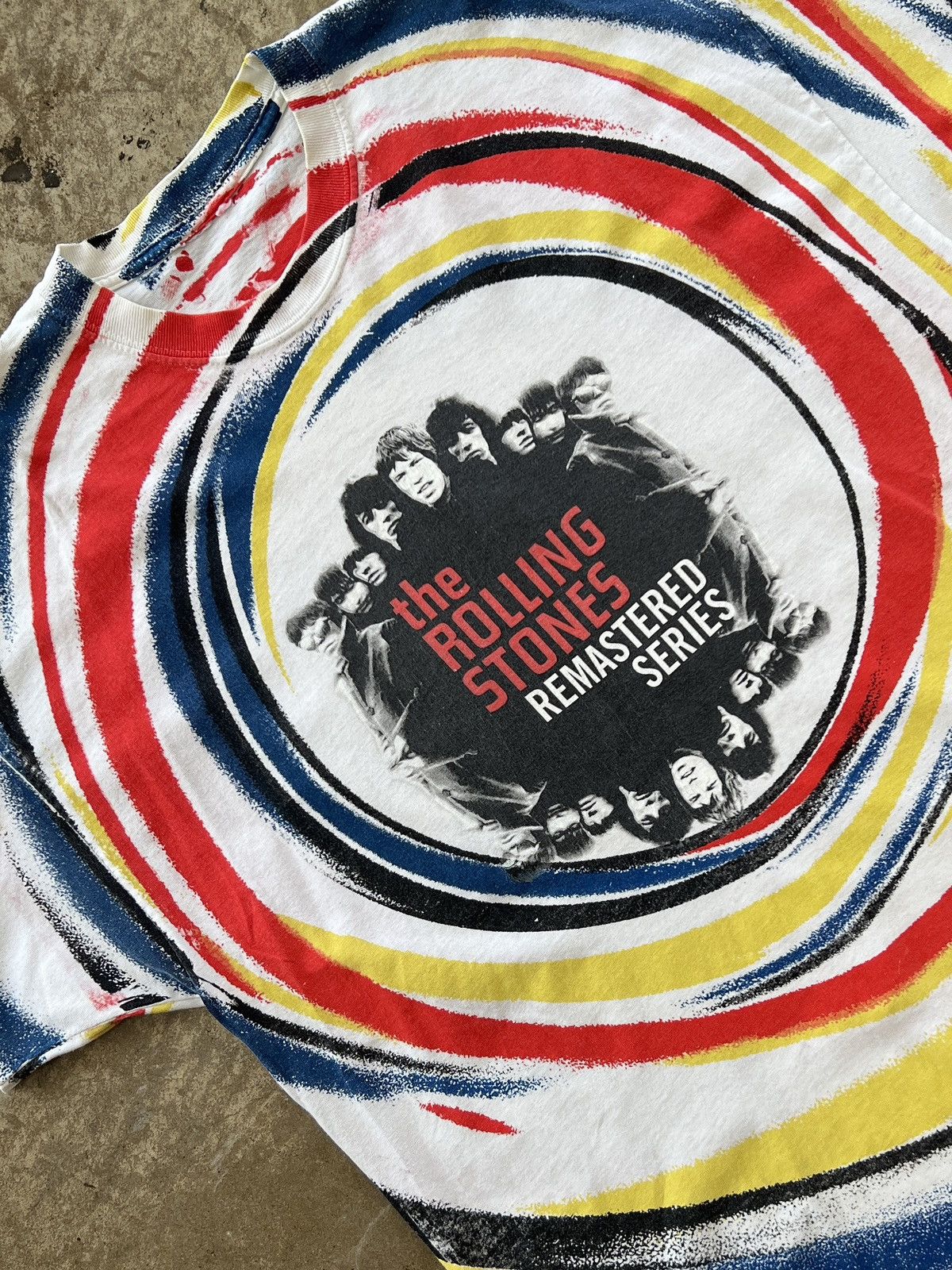 Band Tees Vintage 2002 Y2K Rolling Stones AOP Dyed Tee XL Size US XL / EU 56 / 4 - 1 Thumbnail