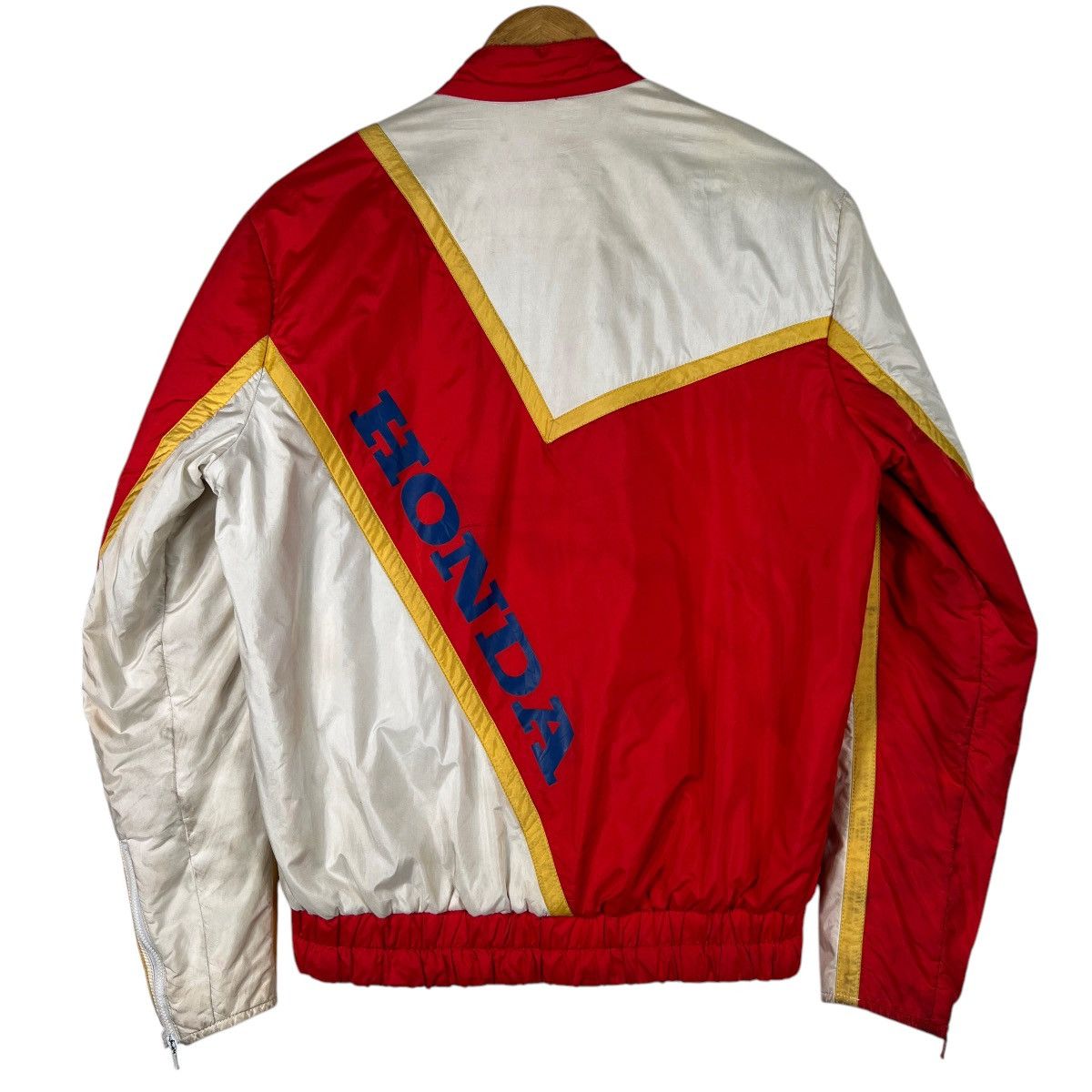 Honda 💥 VINTAGE HONDA BLOCK COLOUR RIDER JACKET Size US M / EU 48-50 / 2 - 11 Thumbnail