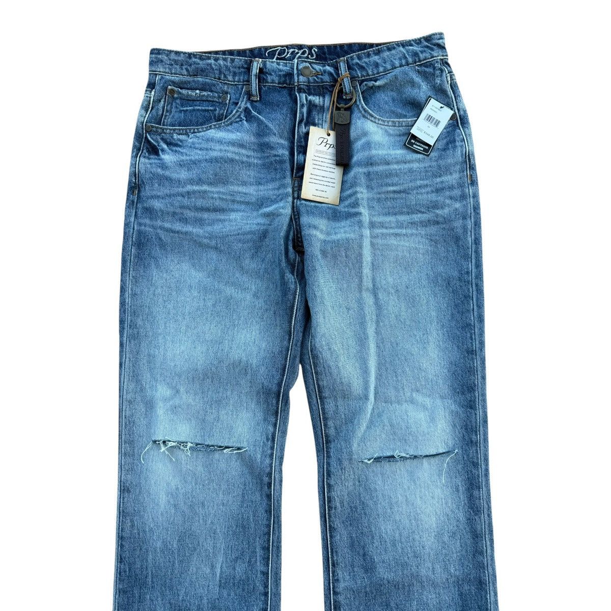 Prps PRPS Barracuda Relaxed Fit Jeans Blue 34 NWT Size US 34 / EU 50 - 3 Thumbnail