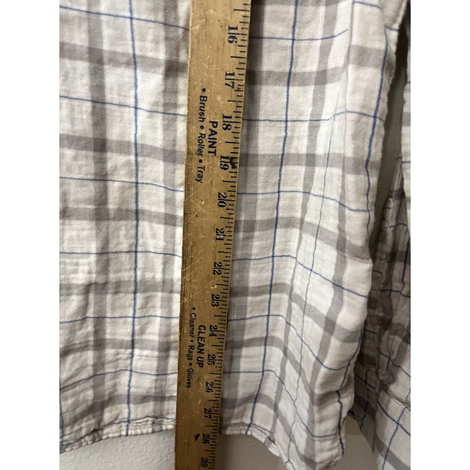 Banana Republic Banana Republic Dress Shirt Button Up Shirt Men's M White Plaid Check Regular Fit Collared Spread Neckline Long Sleeve Multicolor 100% Cotton Men Size US M / EU 48-50 / 2 - 5 Thumbnail