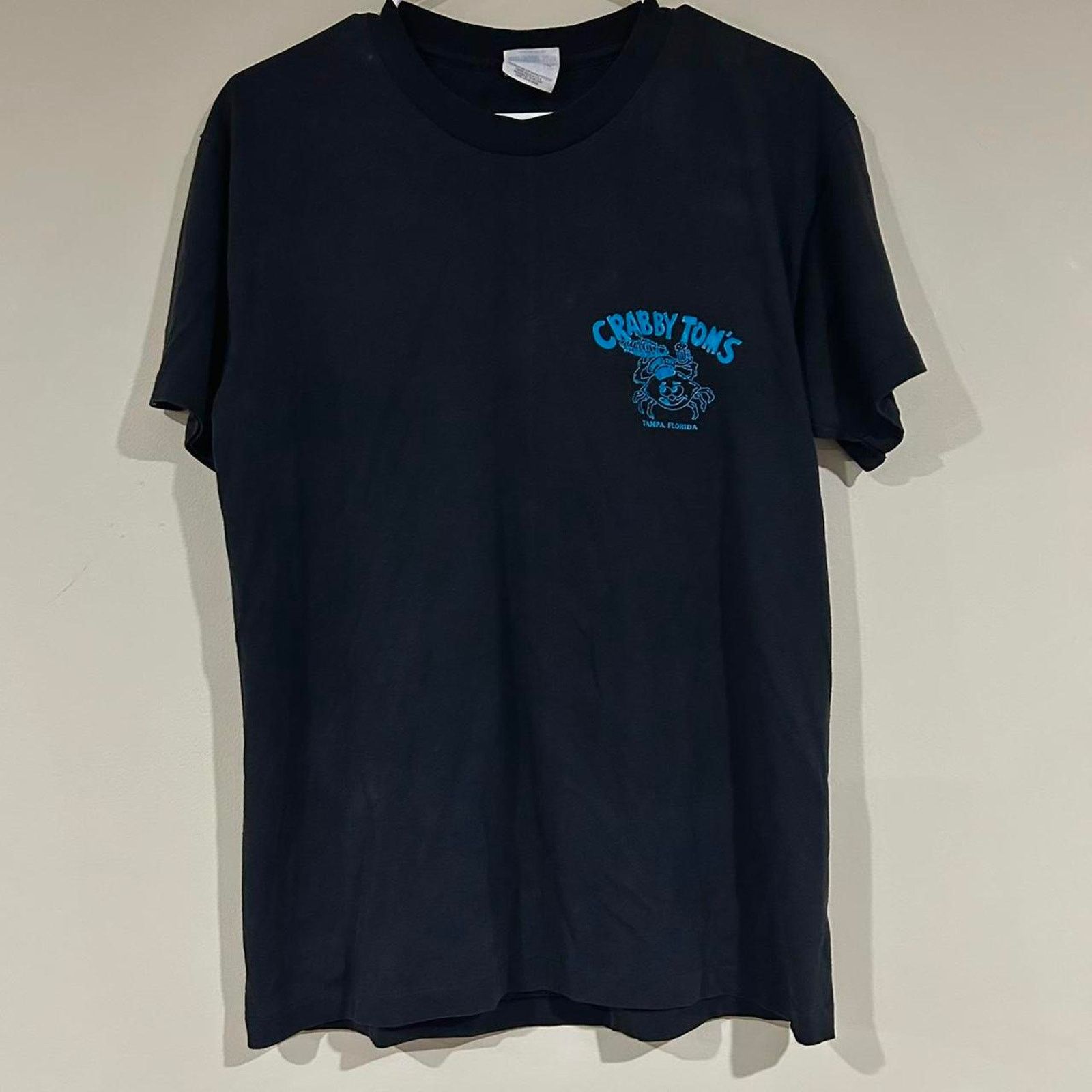 Hanes Vintage Crabby Tom’s Tampa Florida Shirt Size US M / EU 48-50 / 2 - 2 Thumbnail